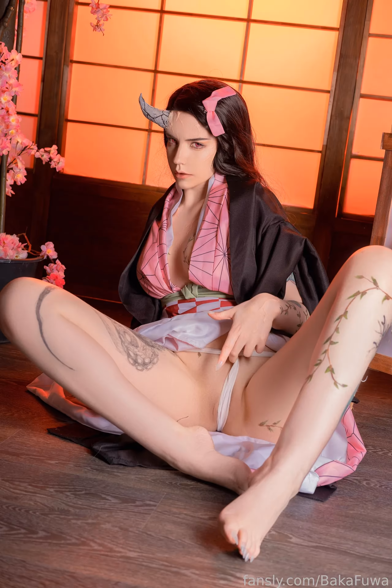 Baka Fuwa as Nezuko Kamado — cosplay photo 16 of 32