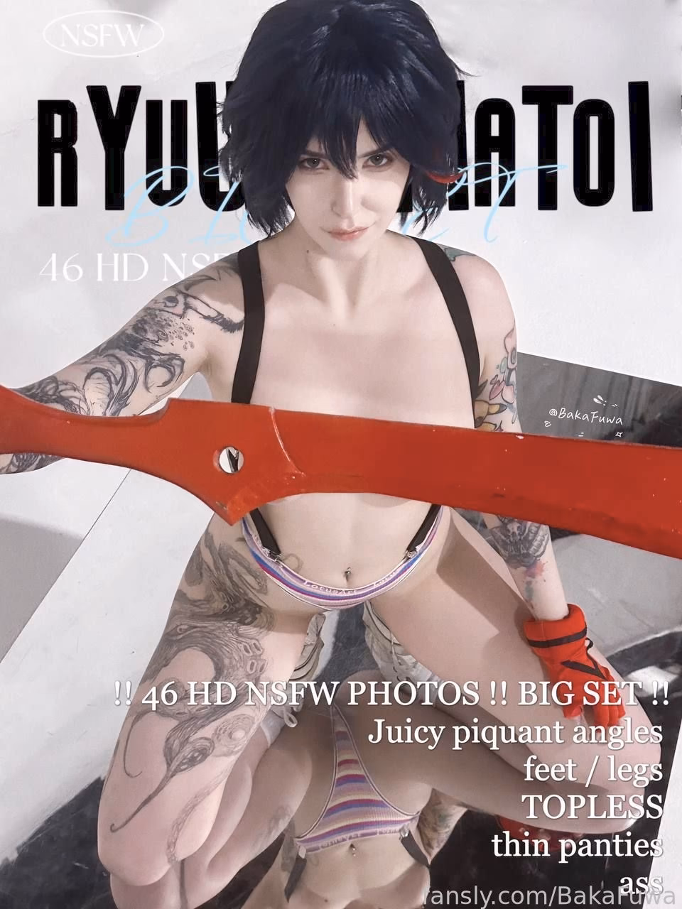 Baka Fuwa as Ryuko Matoi — cosplay photo 50 of 52