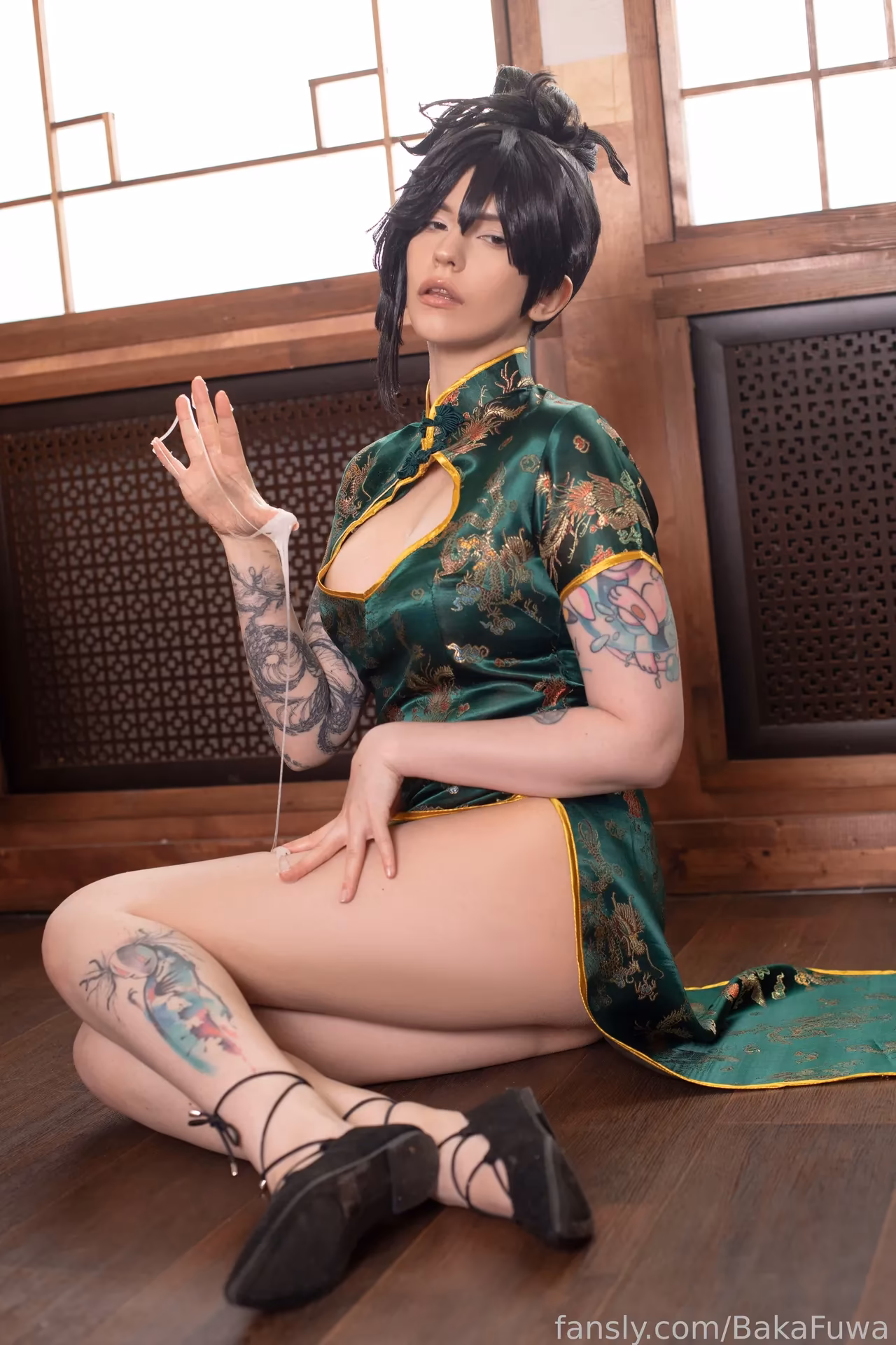 Baka Fuwa as Yuzuriha — cosplay photo 5 of 36