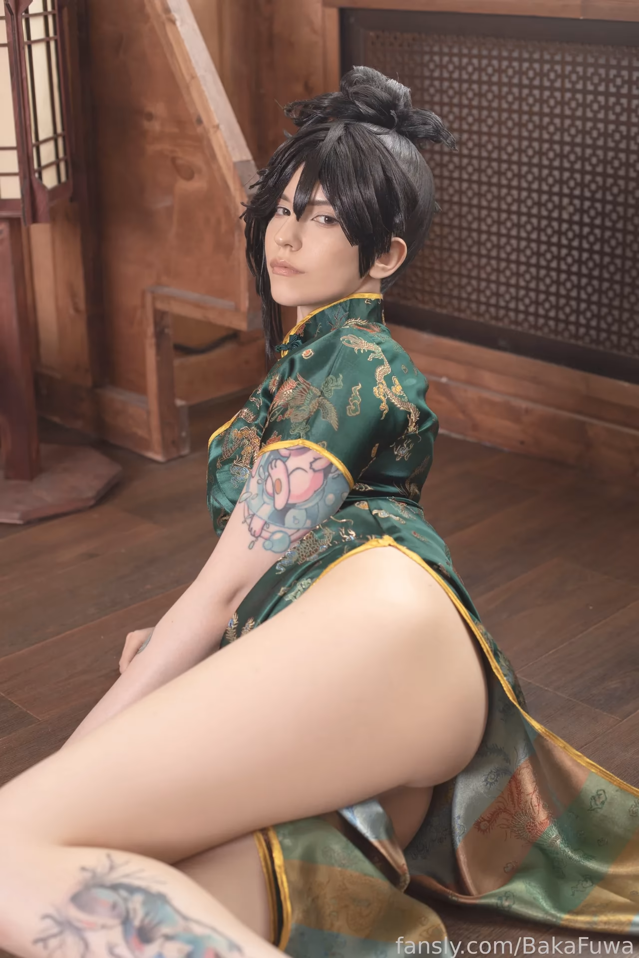 Baka Fuwa as Yuzuriha — cosplay photo 8 of 36