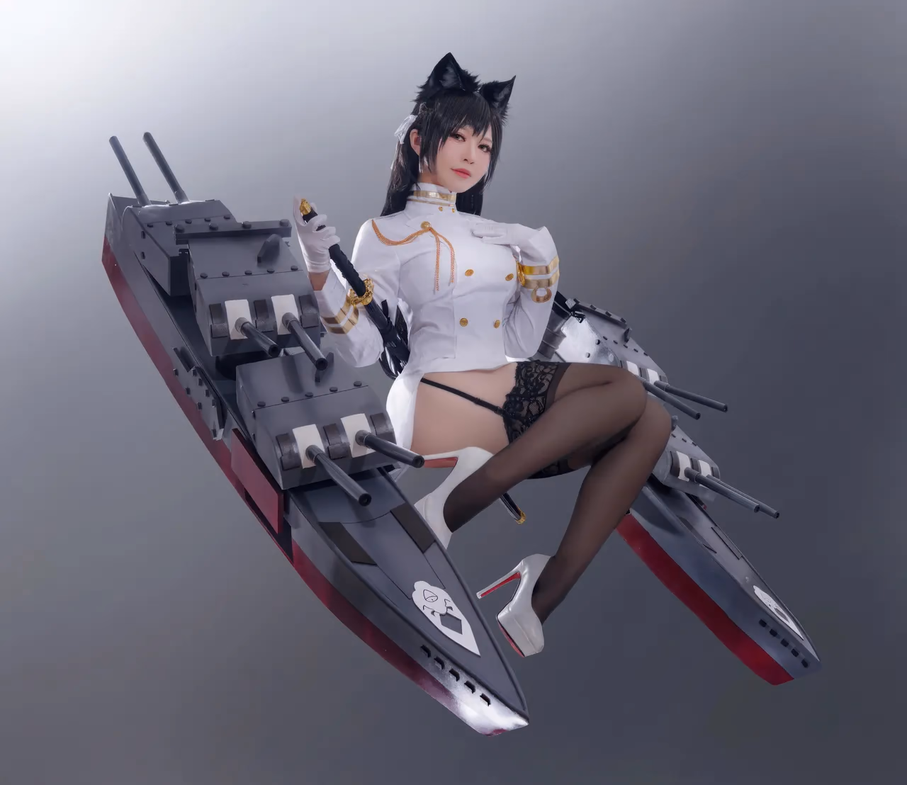 Banbanko as Atago — cosplay photo 2 of 45