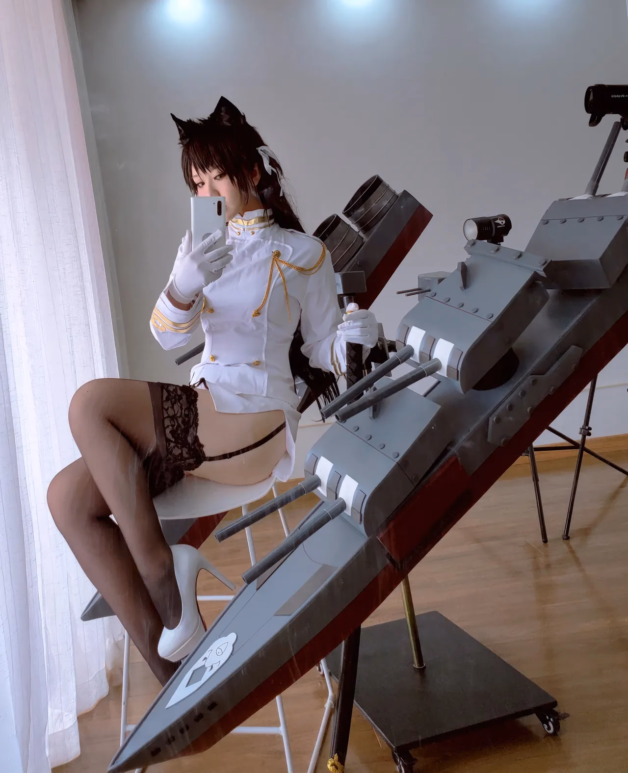 Banbanko as Atago — cosplay photo 38 of 45