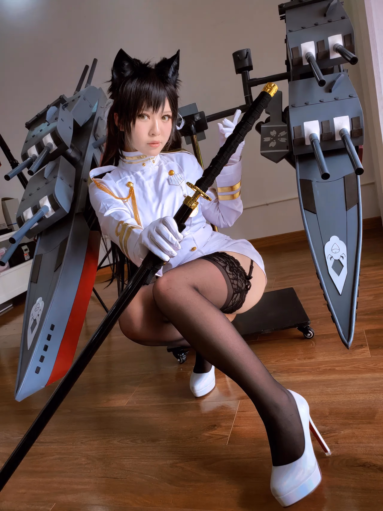 Banbanko as Atago — cosplay photo 41 of 45