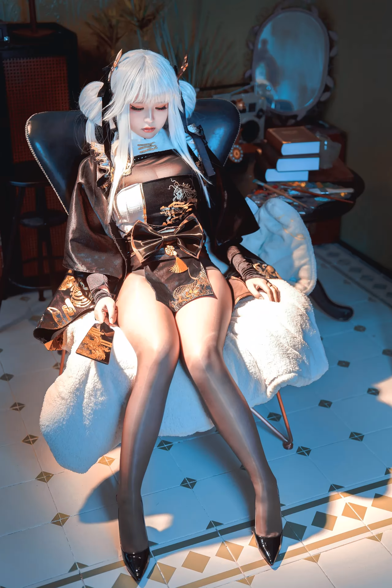 Banbanko as Blanc — cosplay photo 16 of 64