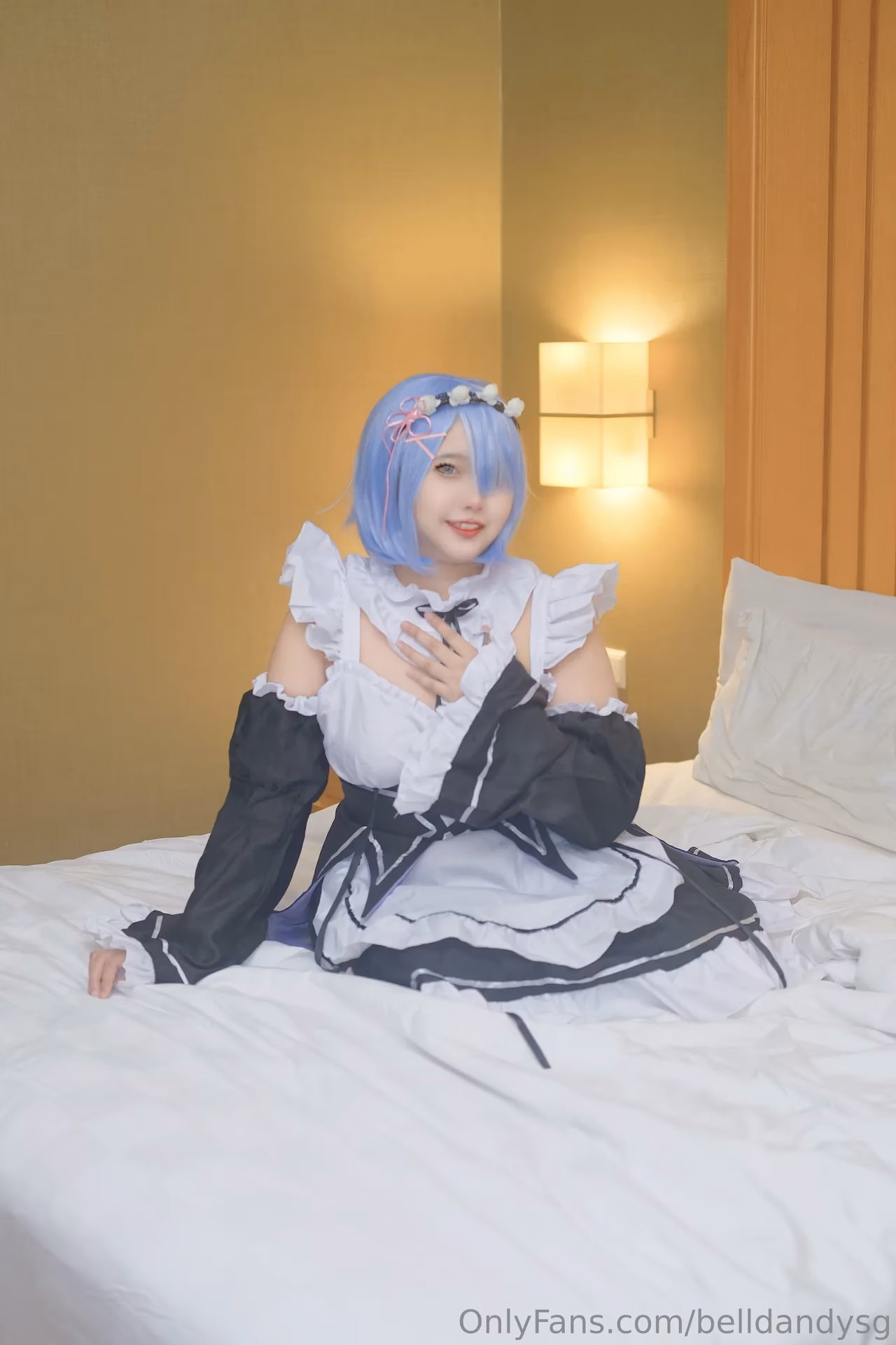 Belldandy as Rem — cosplay photo 10 of 26