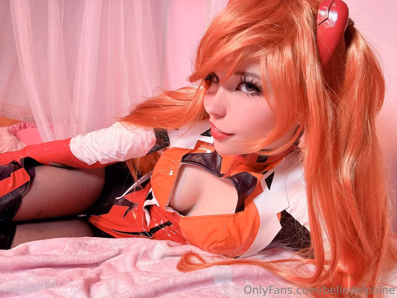 Belle Delphine as Asuka Langley Soryu — cosplay photo 46 of 151