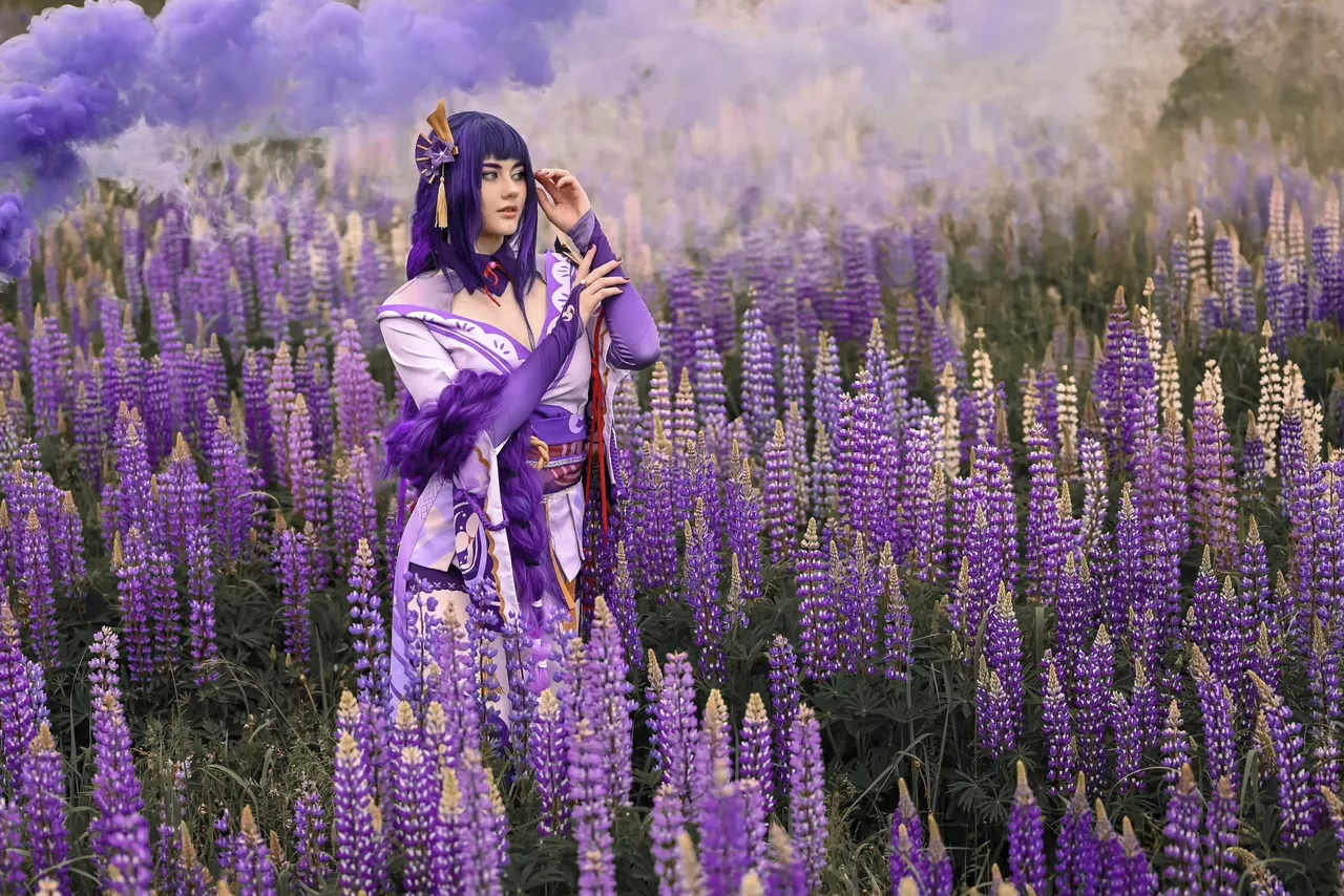 Bun_with_raisins_007 as Raiden Shogun — cosplay photo 2 of 6