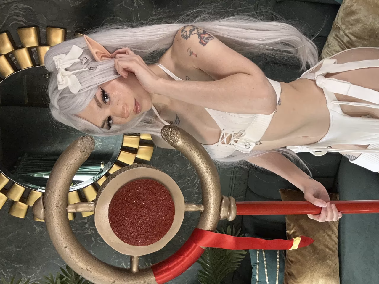 Busy B ASMR as Frieren — cosplay photo 5 of 116
