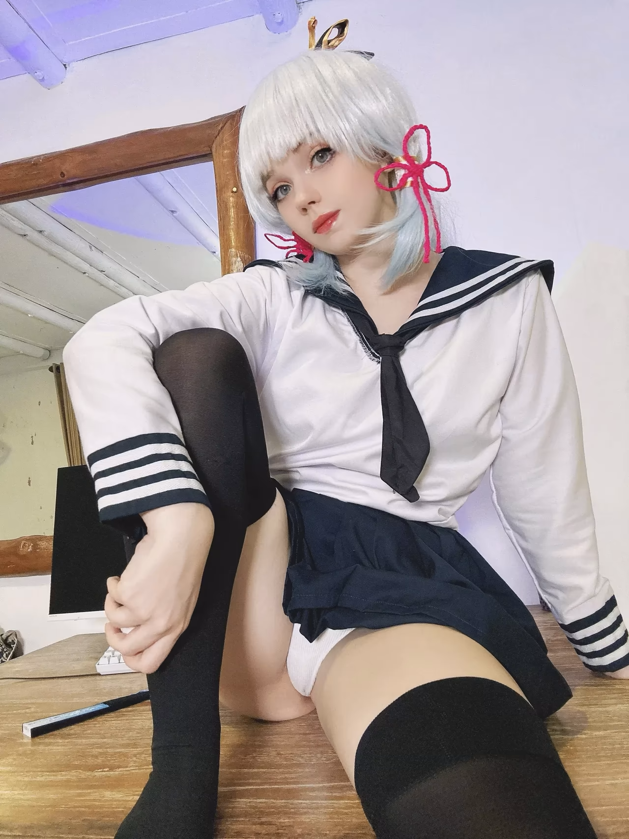 Caticornplay as Kamisato Ayaka — cosplay photo 21 of 35