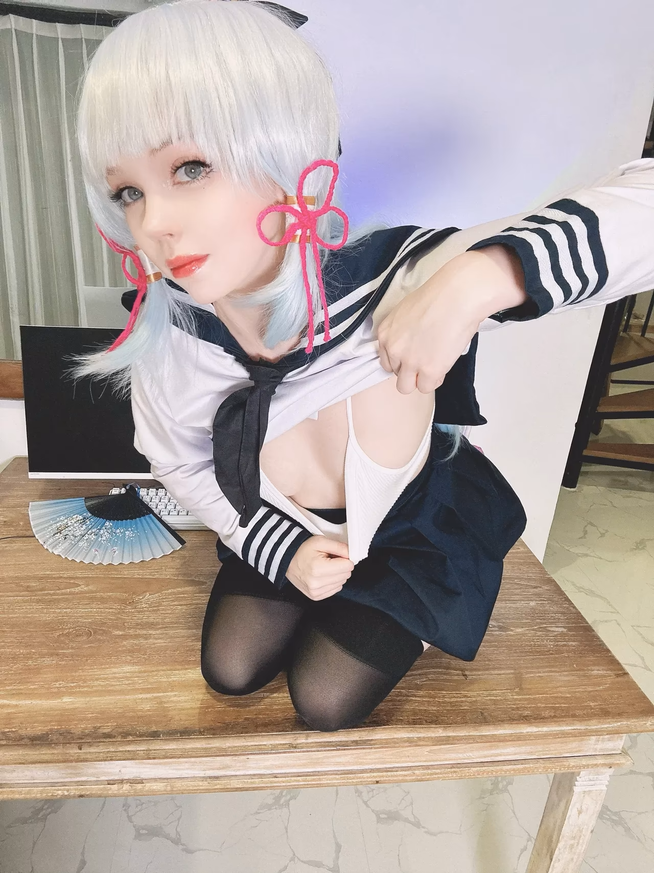 Caticornplay as Kamisato Ayaka — cosplay photo 24 of 35