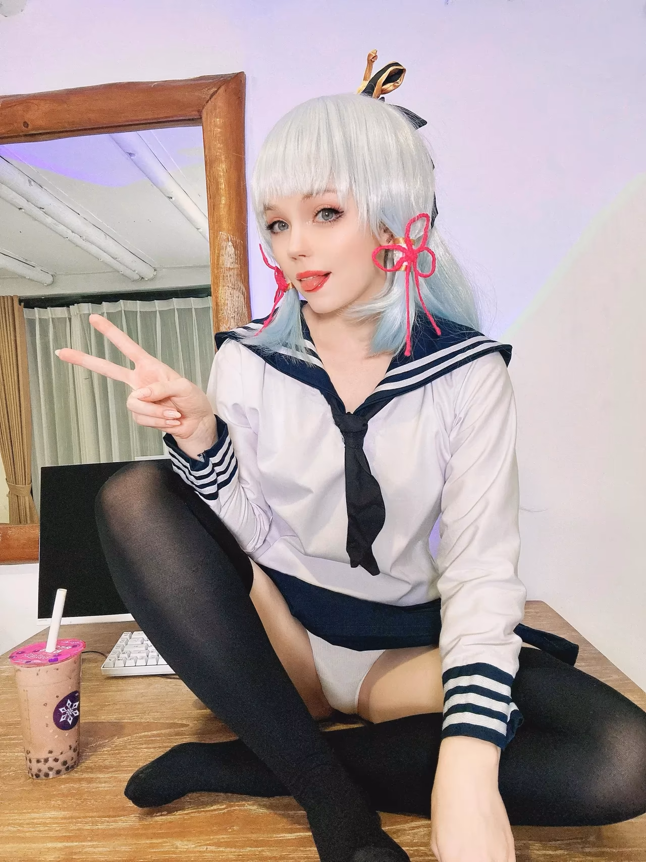 Caticornplay as Kamisato Ayaka — cosplay photo 6 of 35