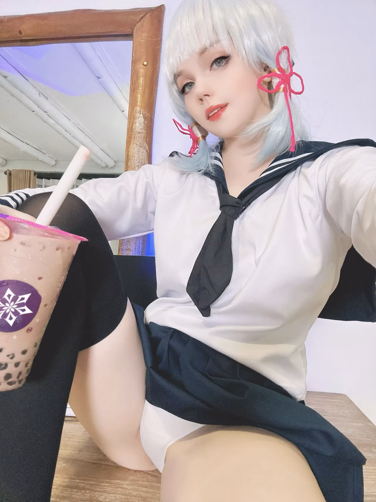 Caticornplay as Kamisato Ayaka — cosplay photo 9 of 35