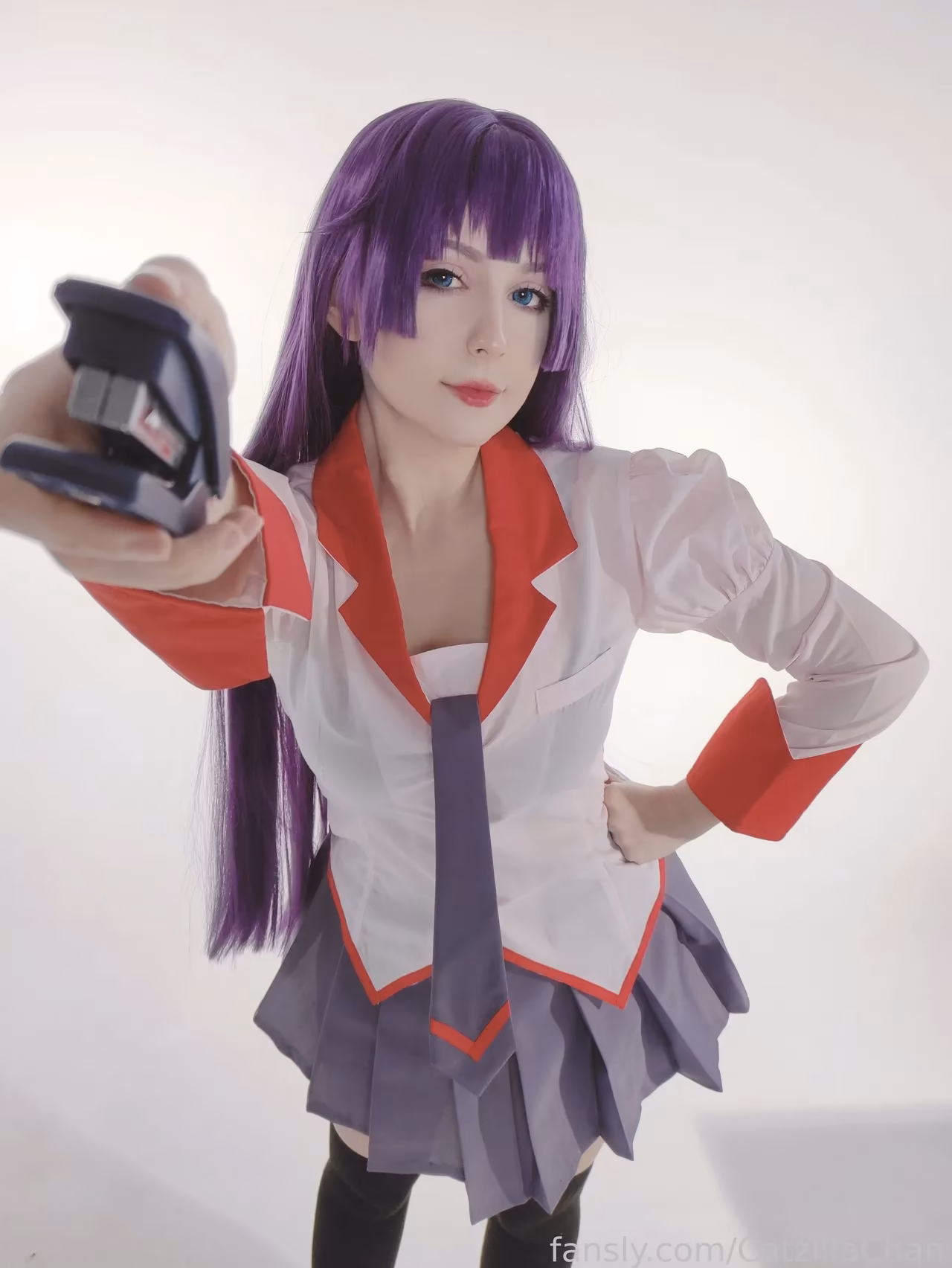 CatzillaChan as Hitagi Senjougahara — cosplay photo 2 of 37
