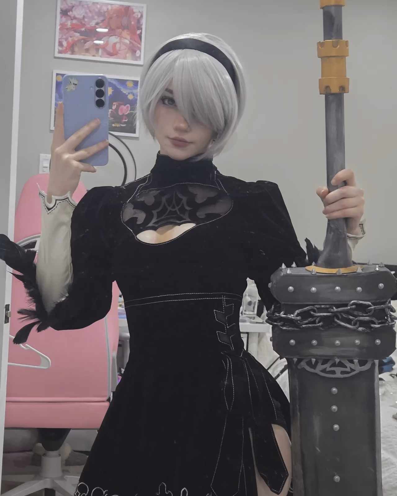 Celebi Cosplays as 2B — cosplay photo 16 of 28