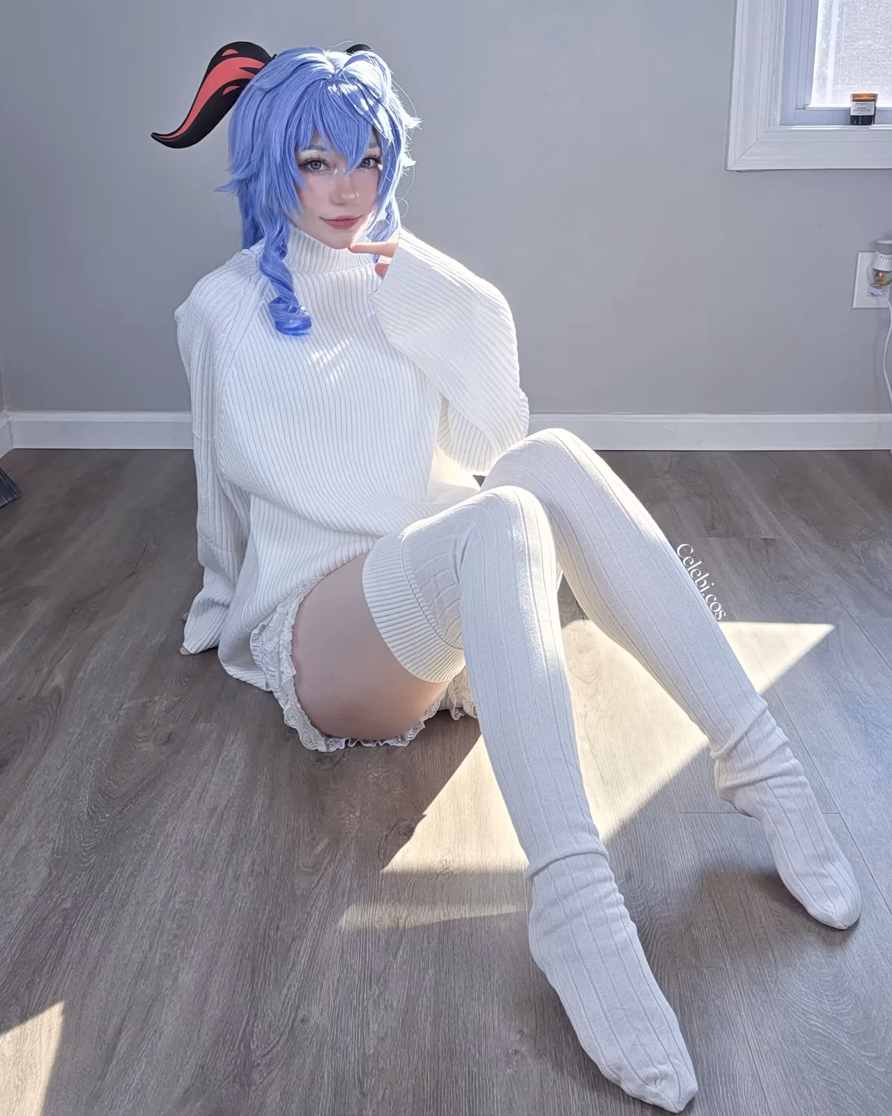 Celebi Cosplays as Ganyu — cosplay photo 16 of 21