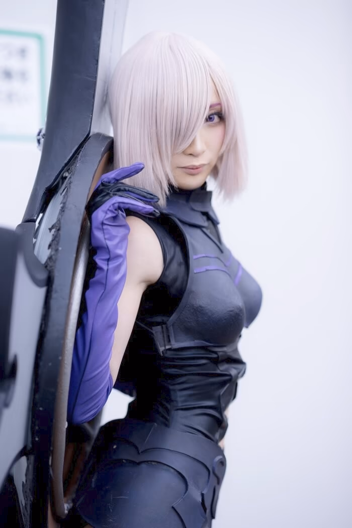 Chamomile as Mash Kyrielight — cosplay photo 16 of 45