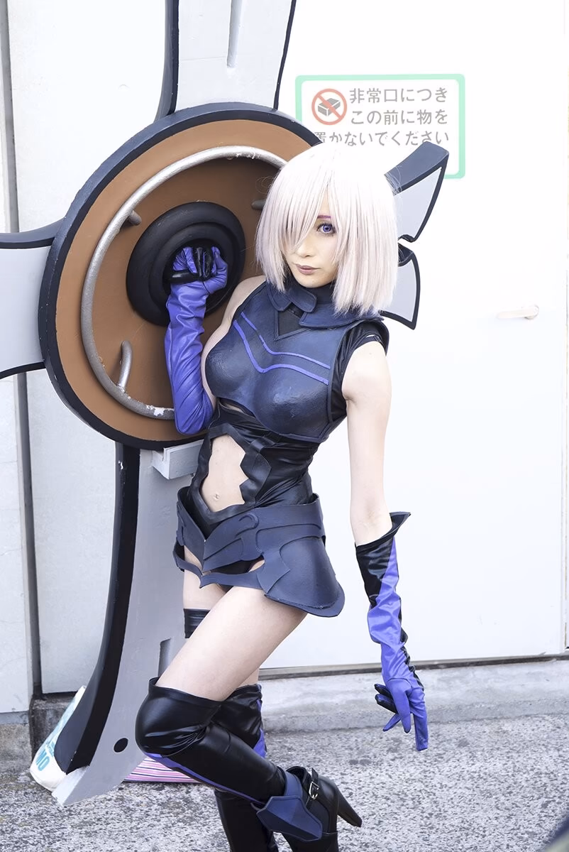 Chamomile as Mash Kyrielight — cosplay photo 28 of 45