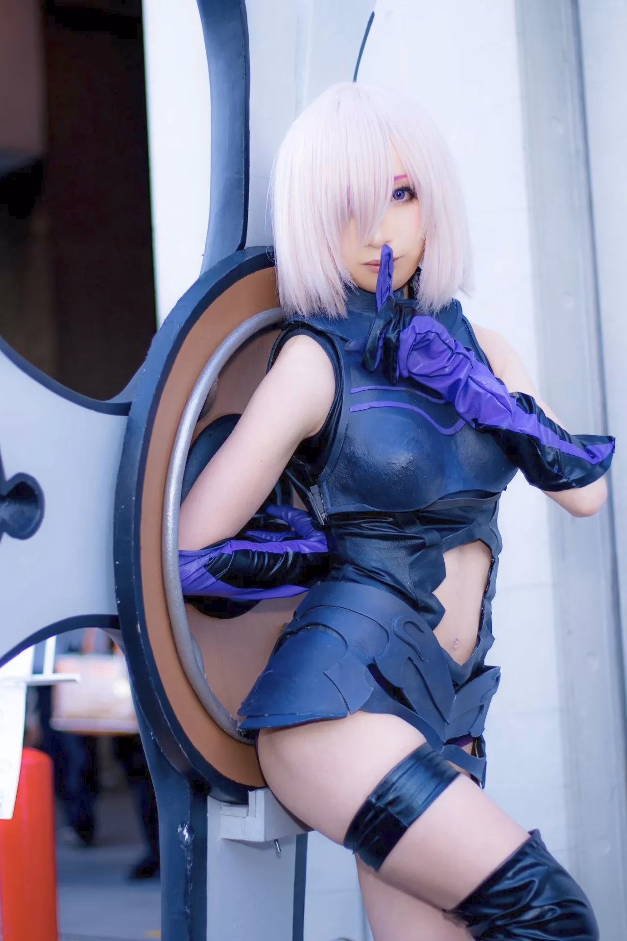 Chamomile as Mash Kyrielight — cosplay photo 29 of 45
