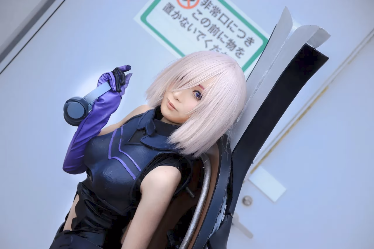 Chamomile as Mash Kyrielight — cosplay photo 30 of 45
