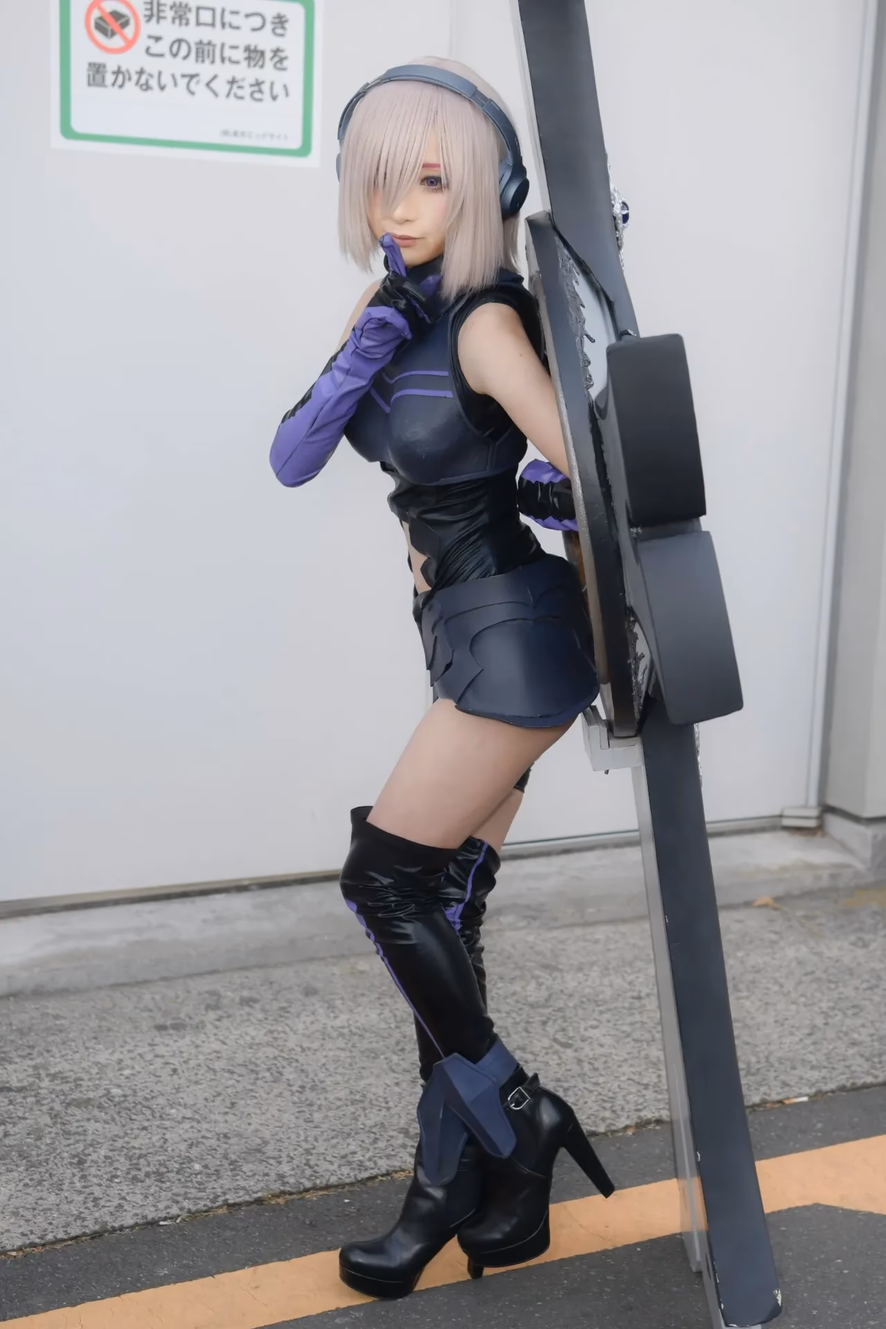 Chamomile as Mash Kyrielight — cosplay photo 31 of 45