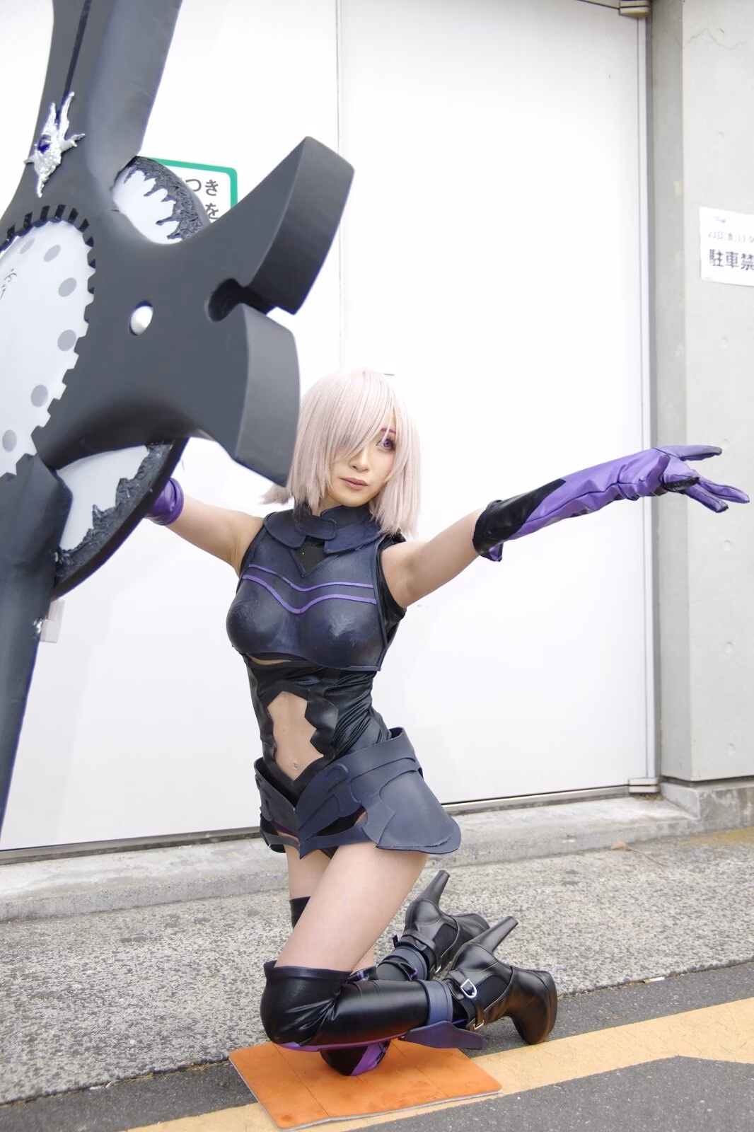 Chamomile as Mash Kyrielight — cosplay photo 33 of 45