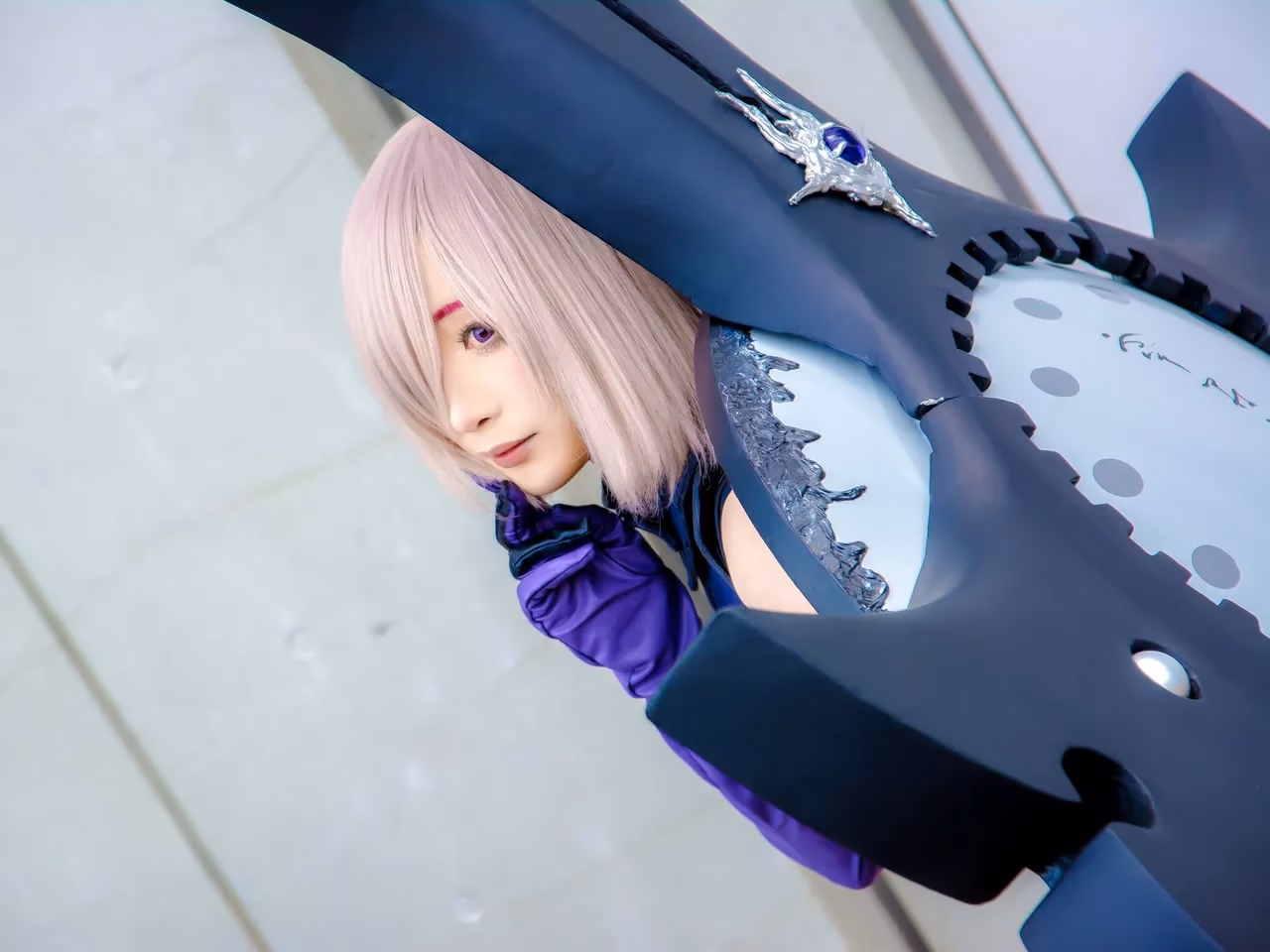 Chamomile as Mash Kyrielight — cosplay photo 36 of 45