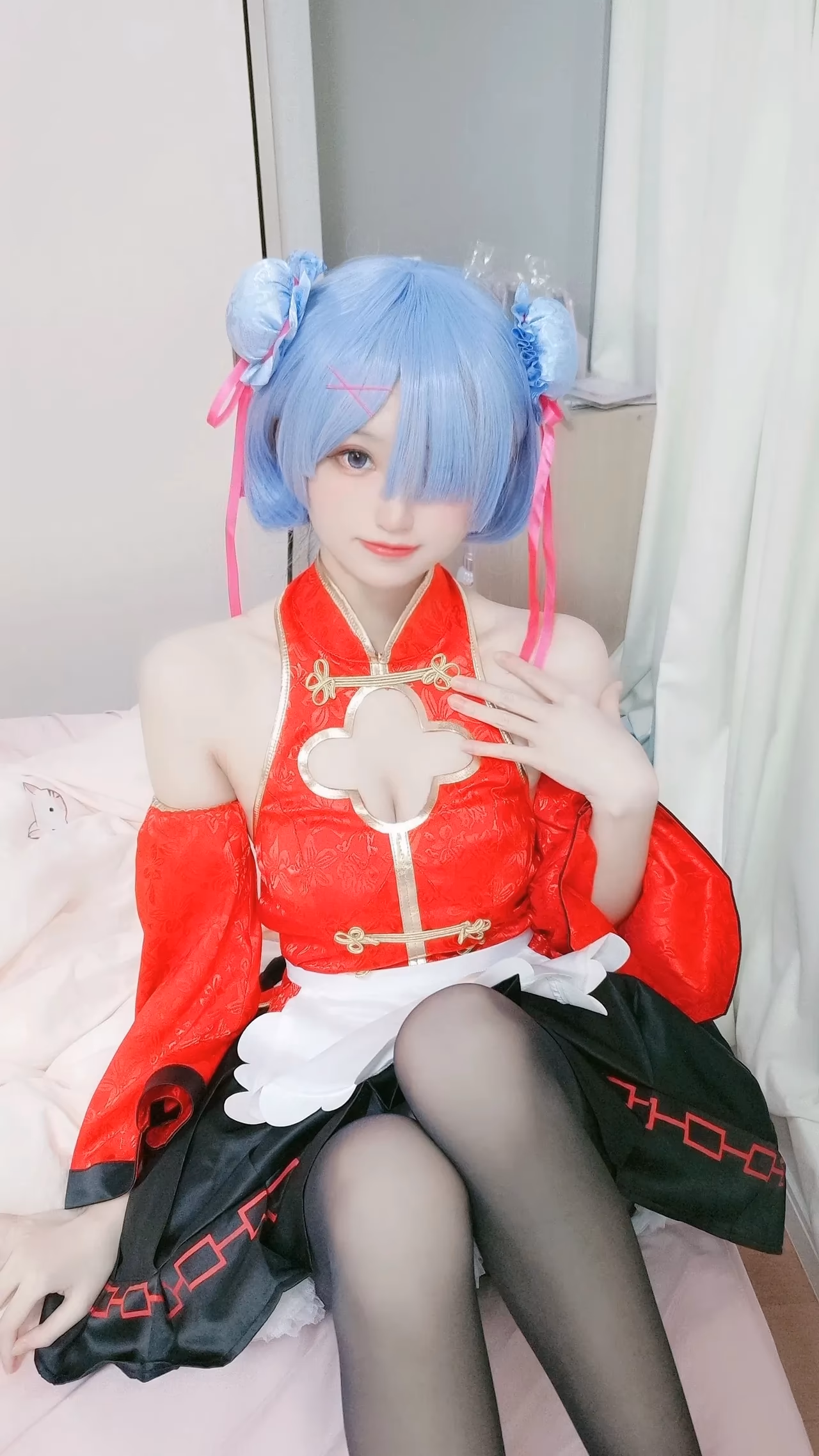 Chiyo as Rem — cosplay photo 11 of 13