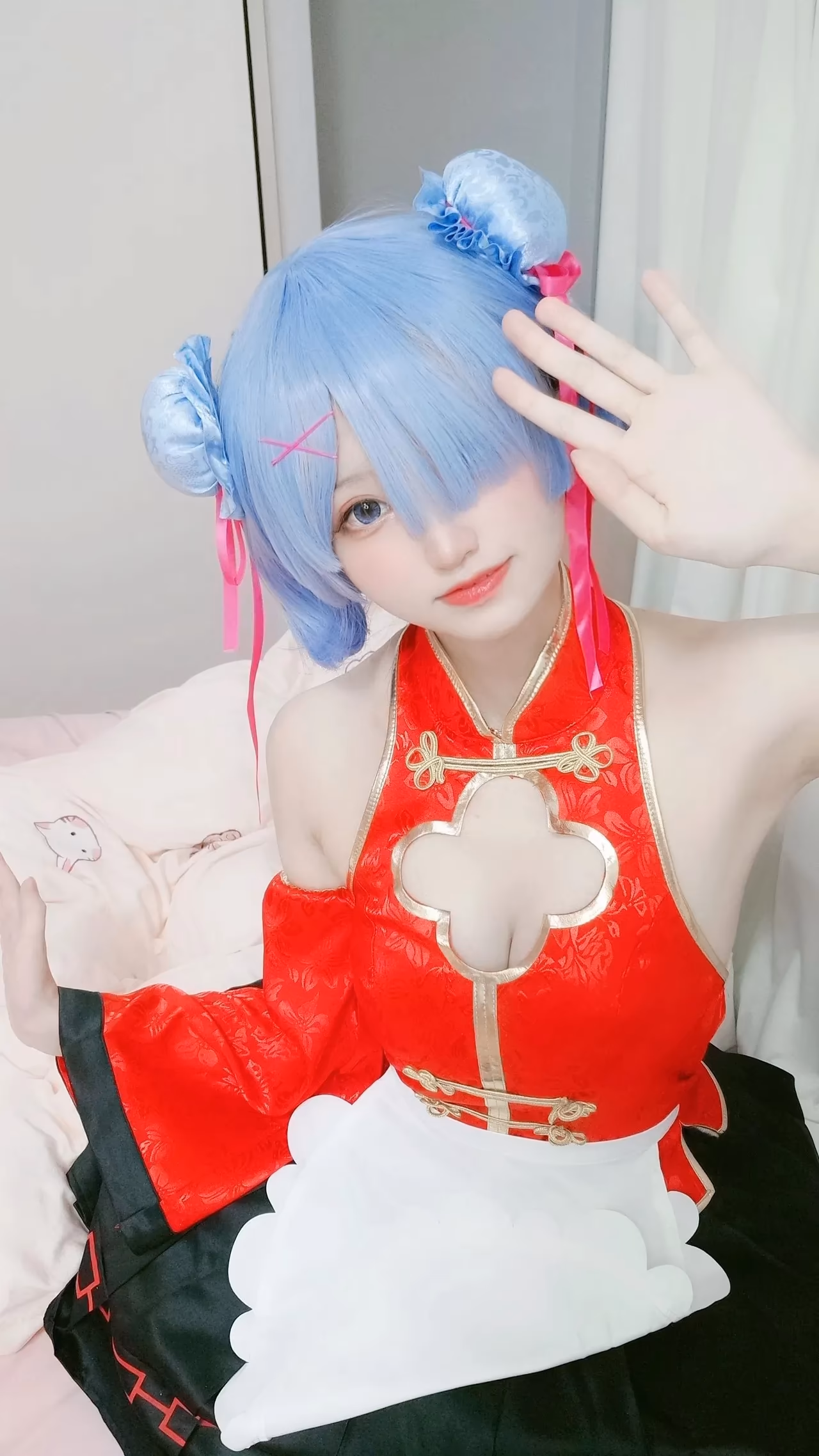 Chiyo as Rem — cosplay photo 3 of 13