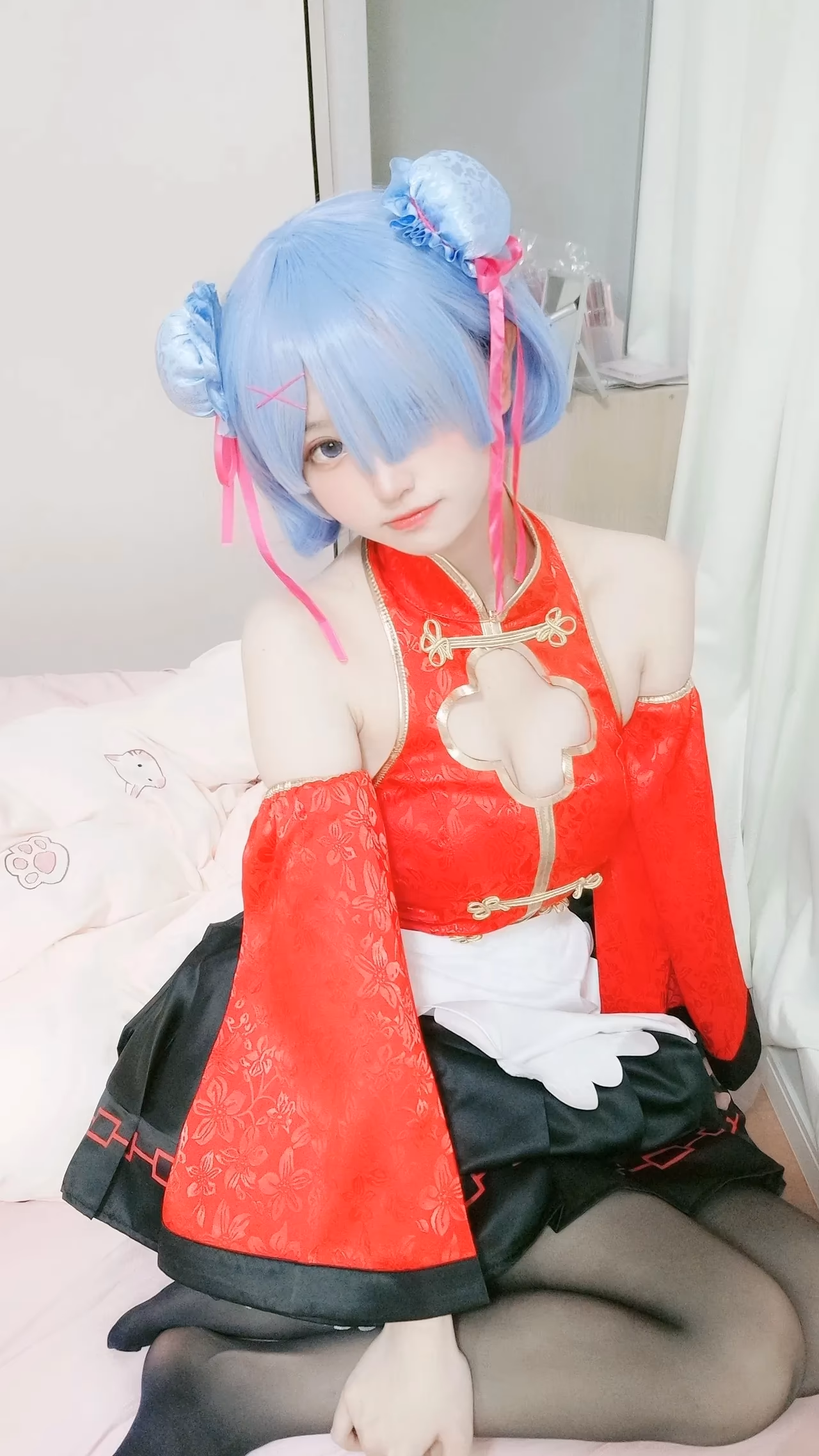 Chiyo as Rem — cosplay photo 5 of 13