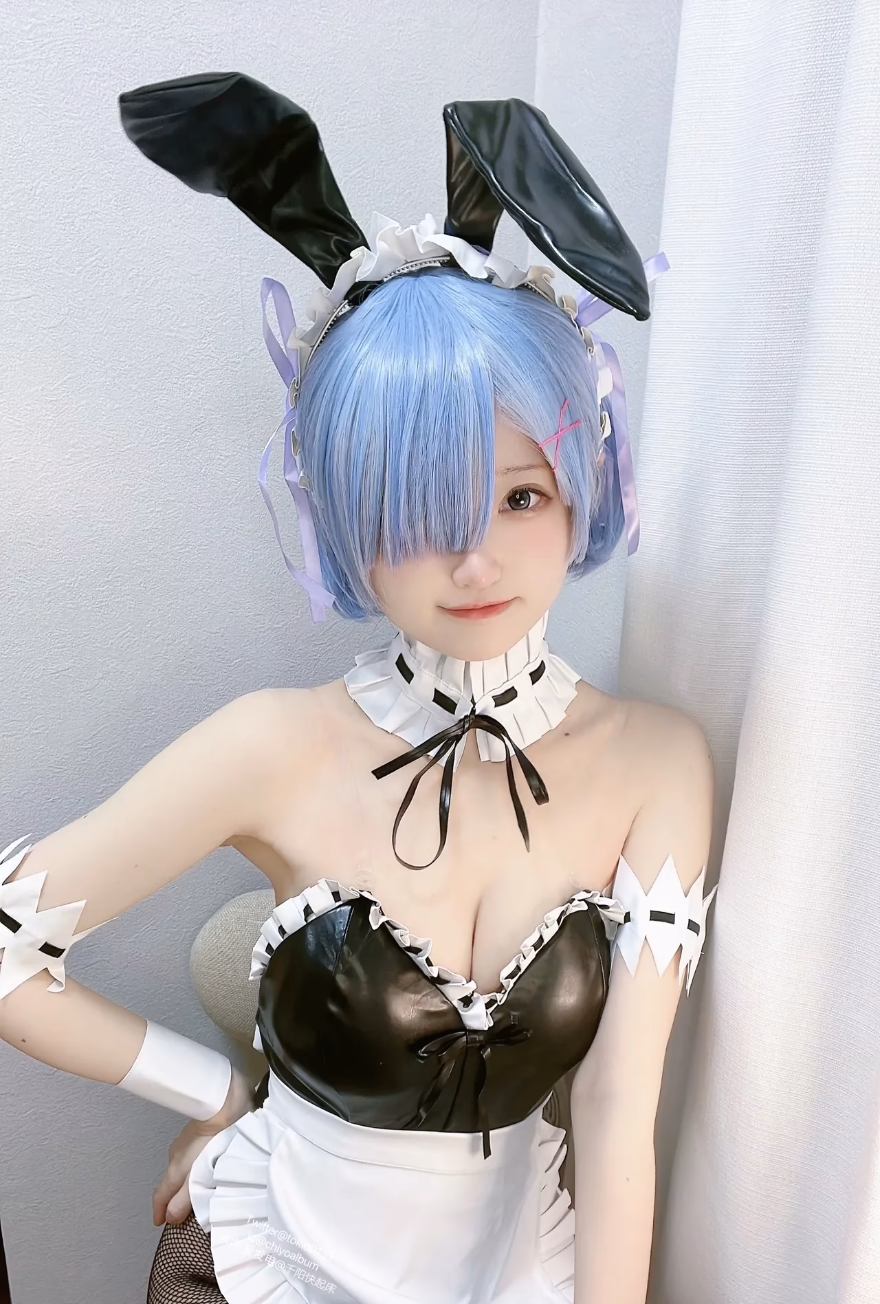Chiyo as Rem — cosplay photo 2 of 17