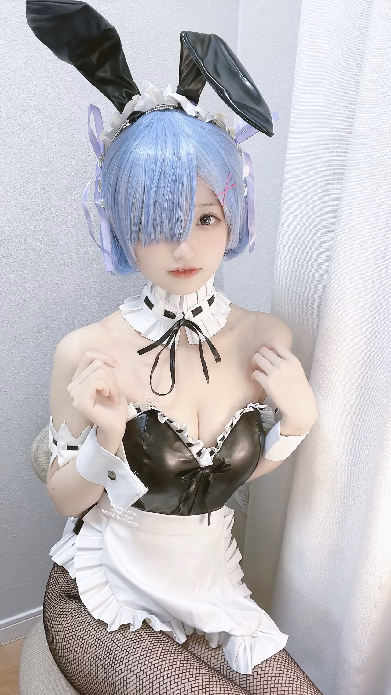 Chiyo as Rem — cosplay photo 3 of 17