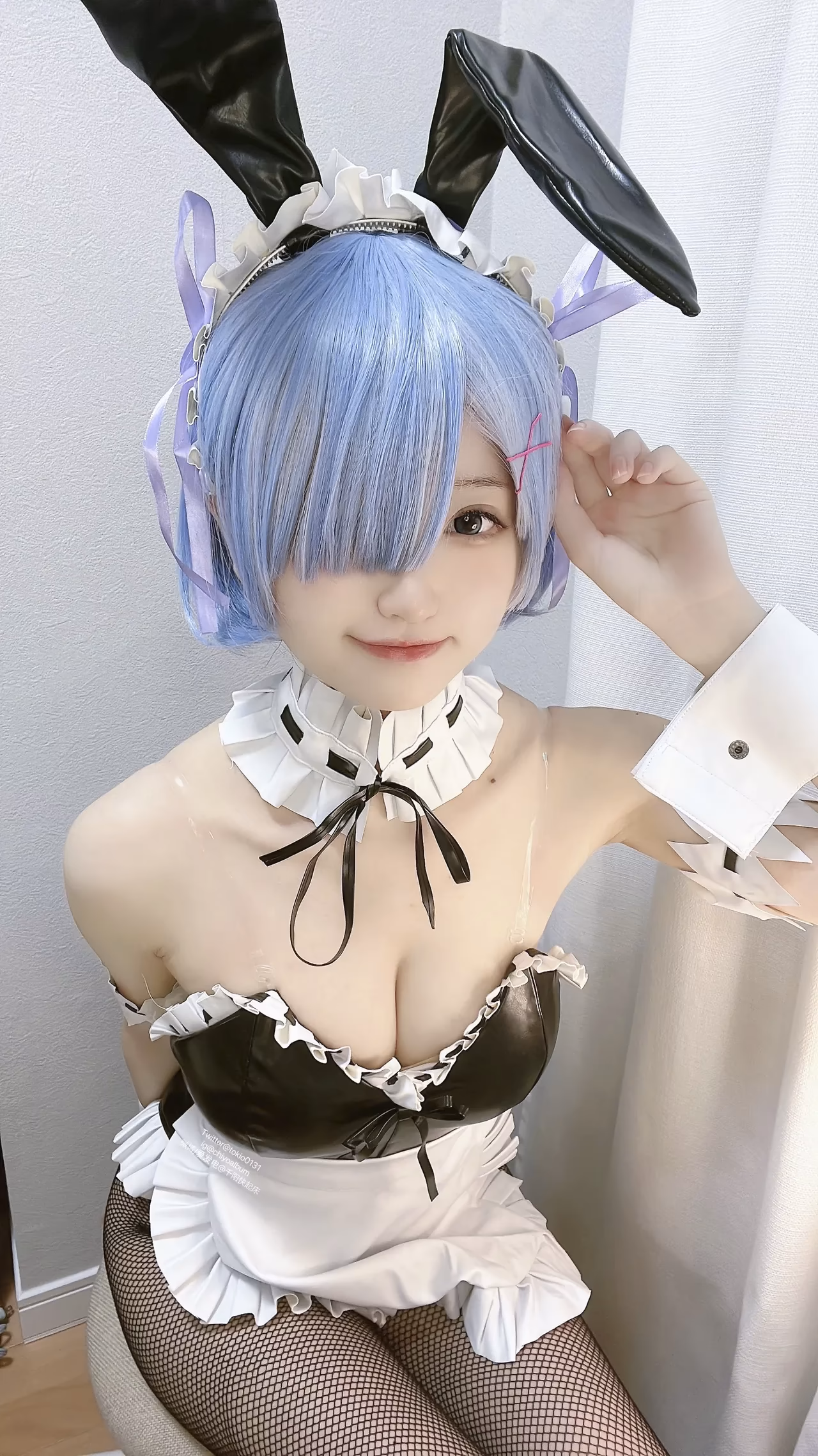 Chiyo as Rem — cosplay photo 5 of 17