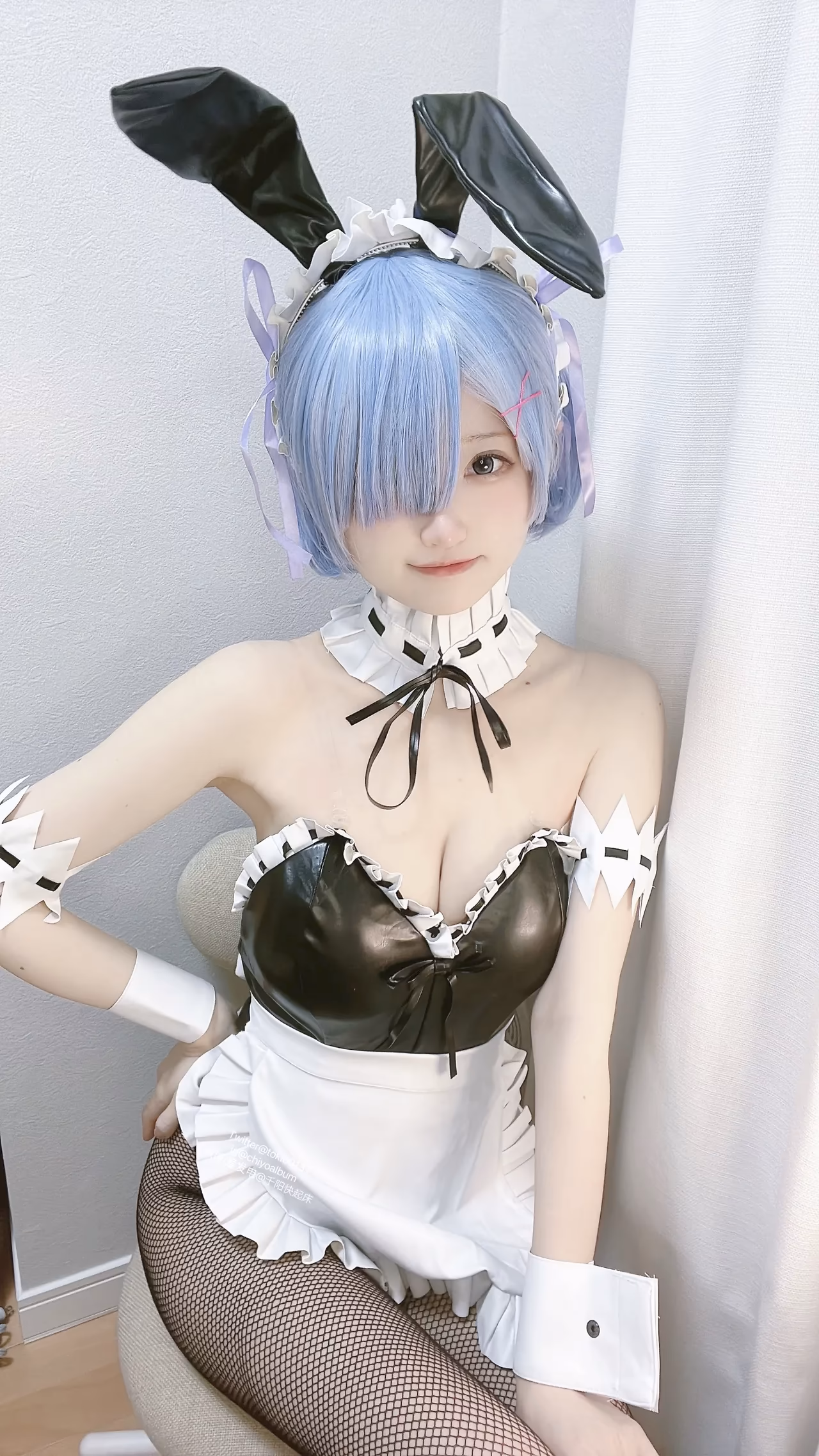 Chiyo as Rem — cosplay photo 9 of 17