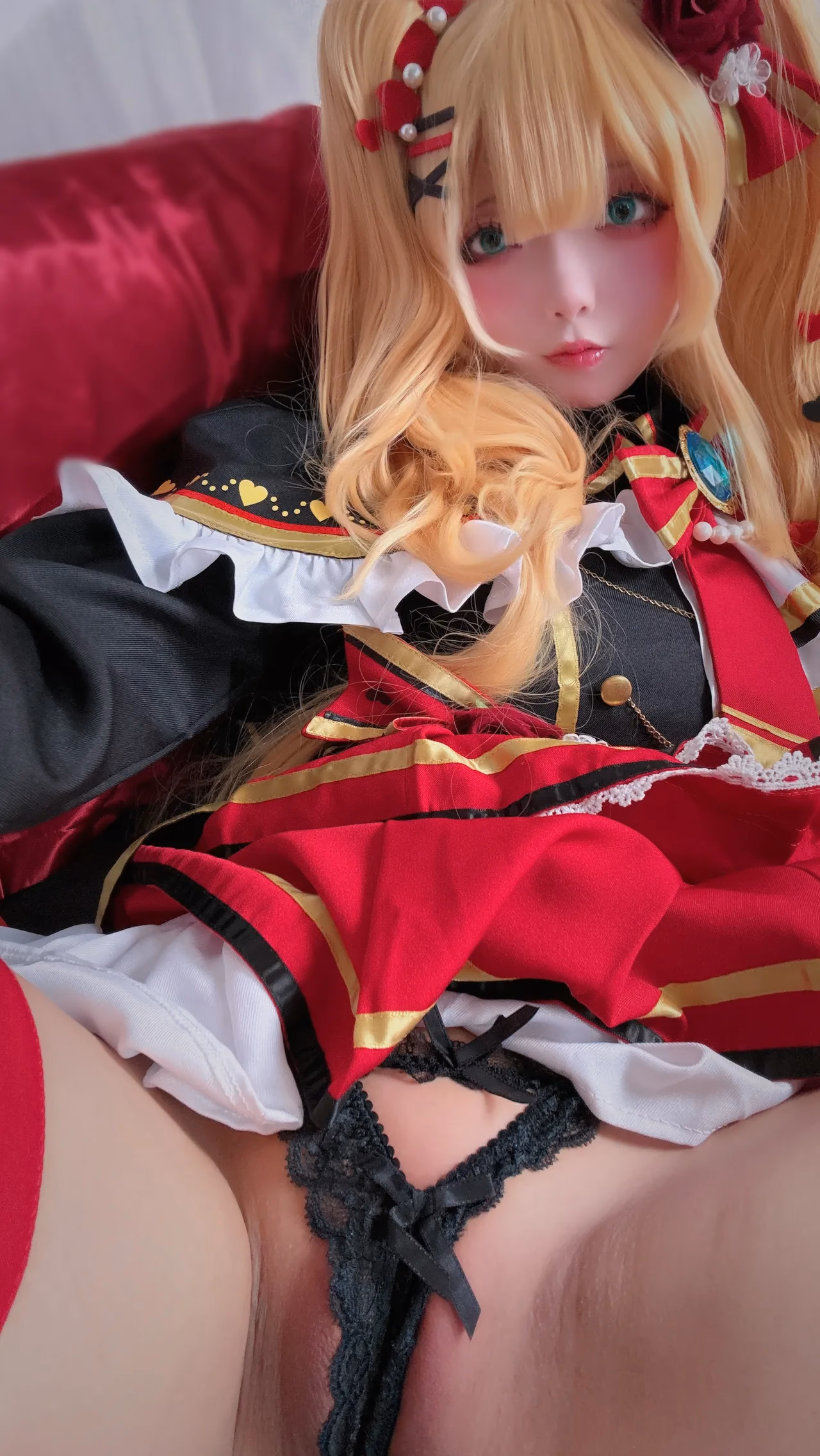 Chuchu Nagomitei as Haachama (Akai Haato) — cosplay photo 41 of 95