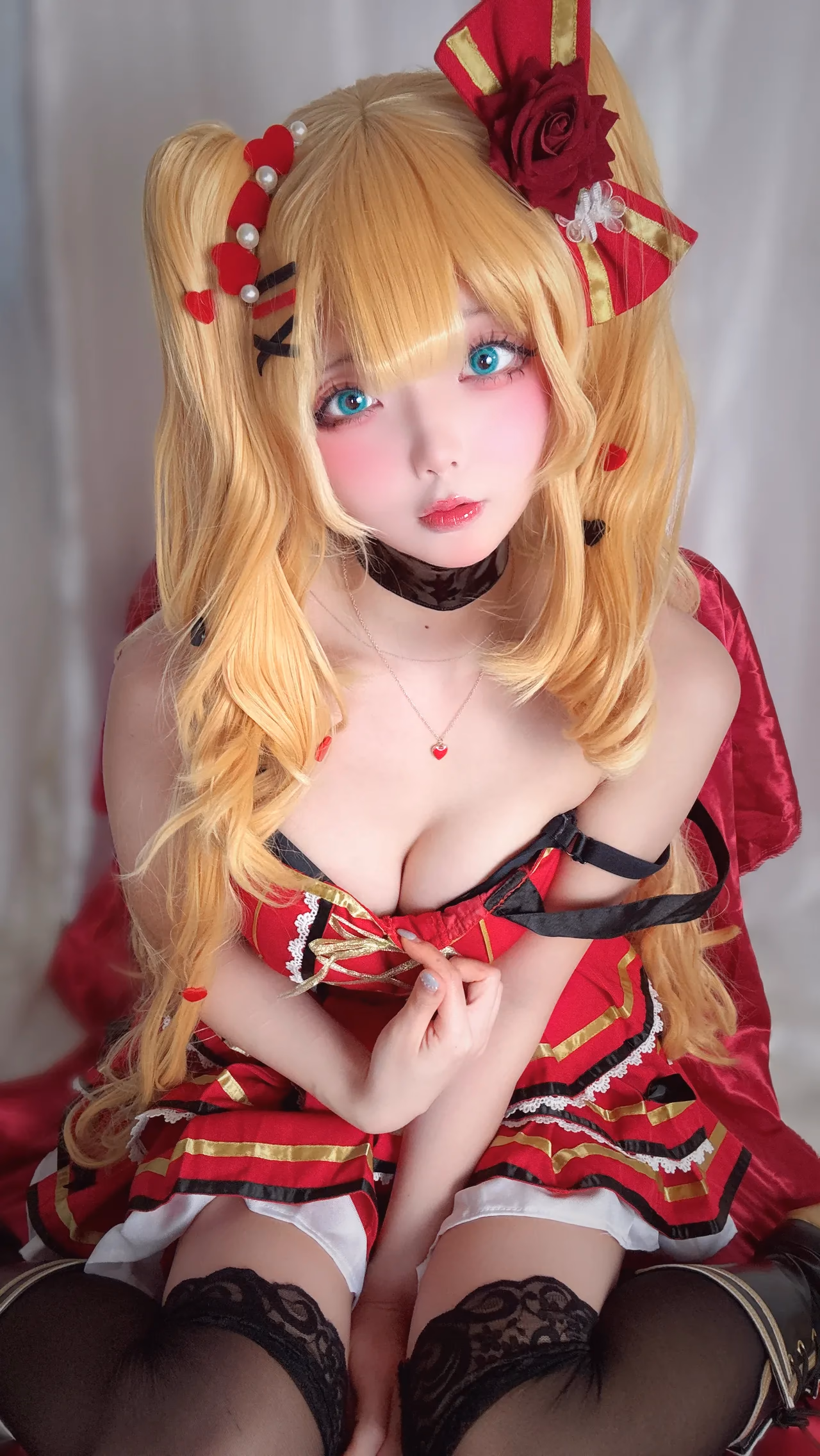 Chuchu Nagomitei as Haachama (Akai Haato) — cosplay photo 42 of 95