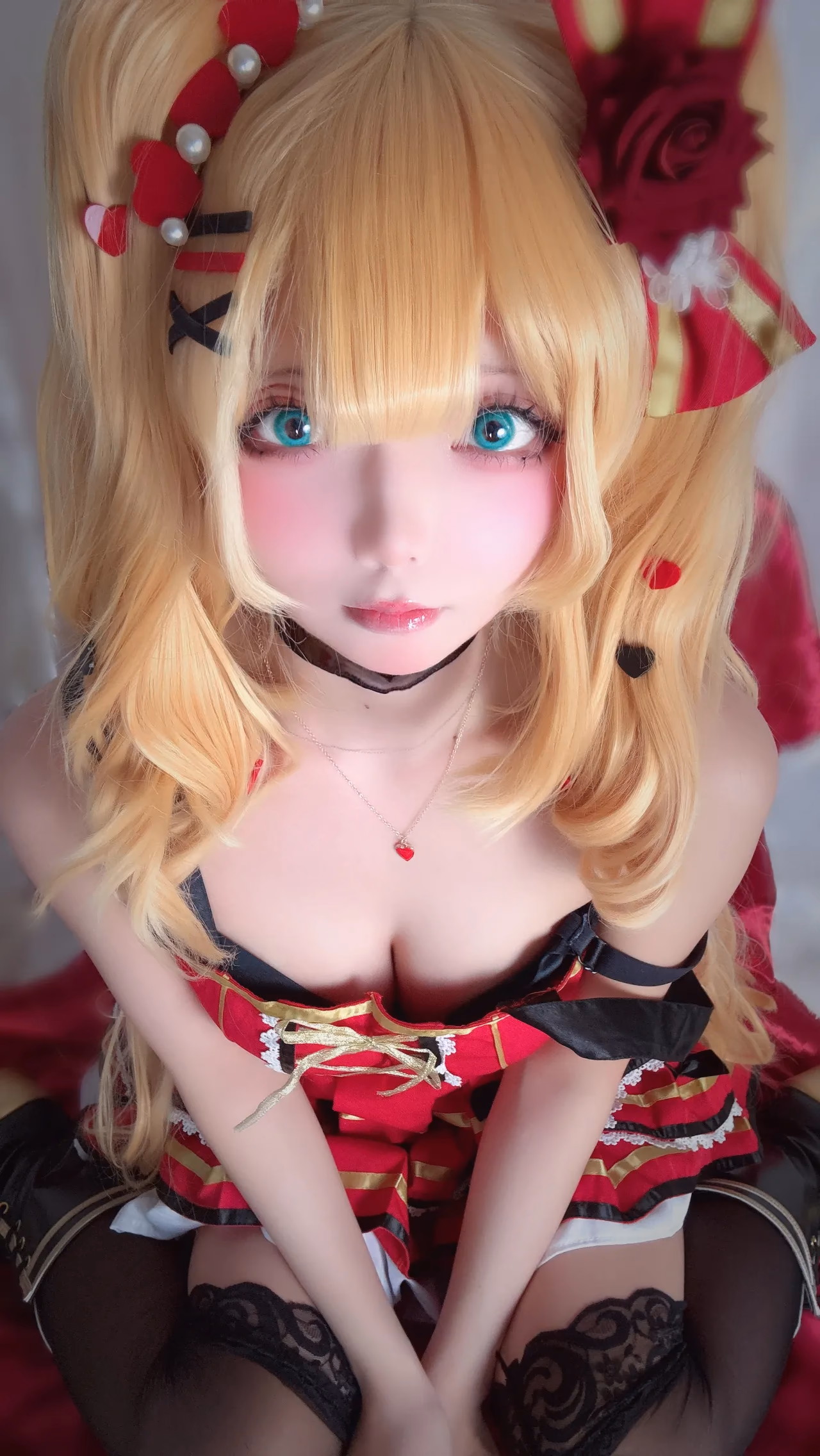 Chuchu Nagomitei as Haachama (Akai Haato) — cosplay photo 43 of 95