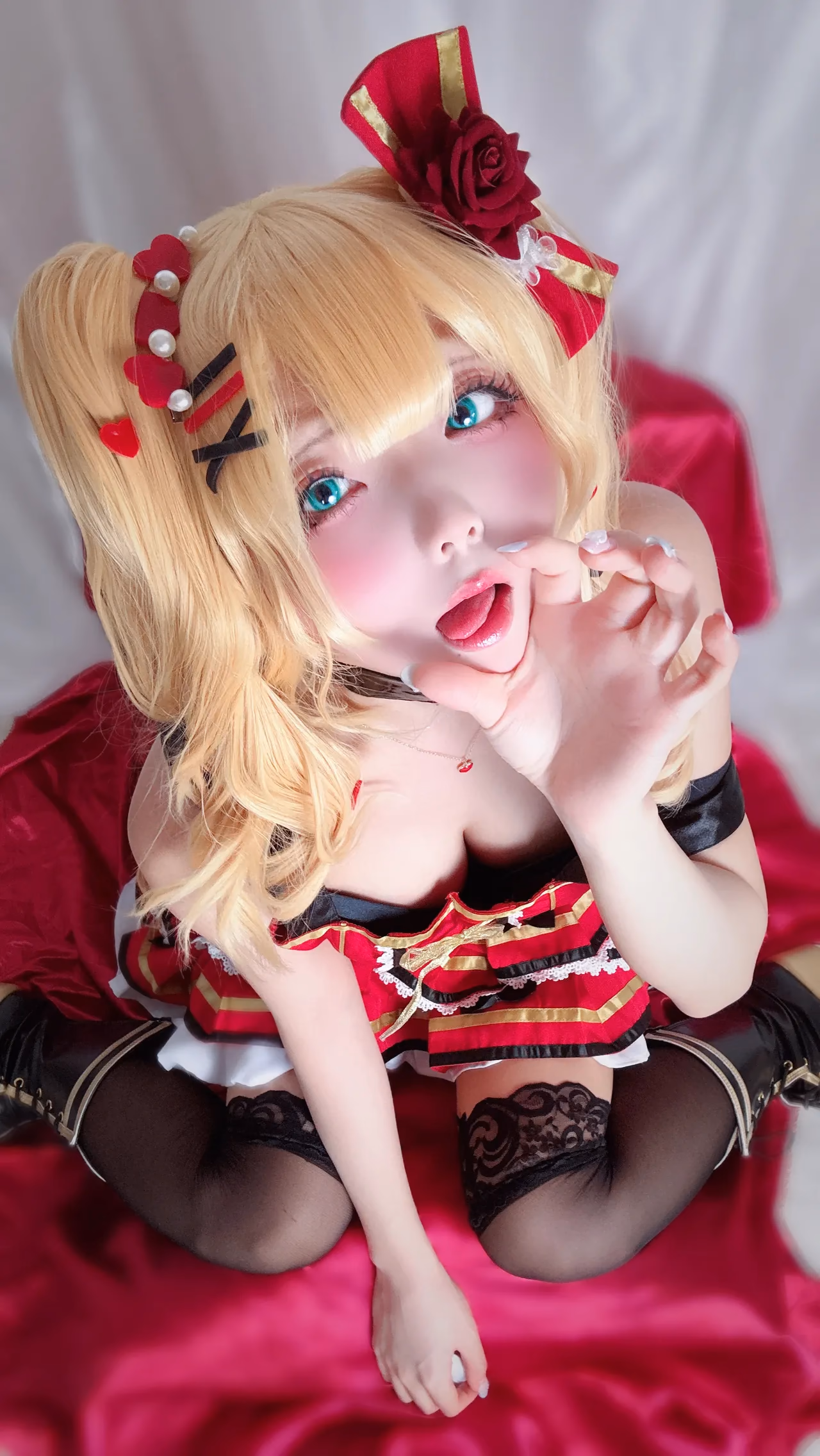 Chuchu Nagomitei as Haachama (Akai Haato) — cosplay photo 47 of 95