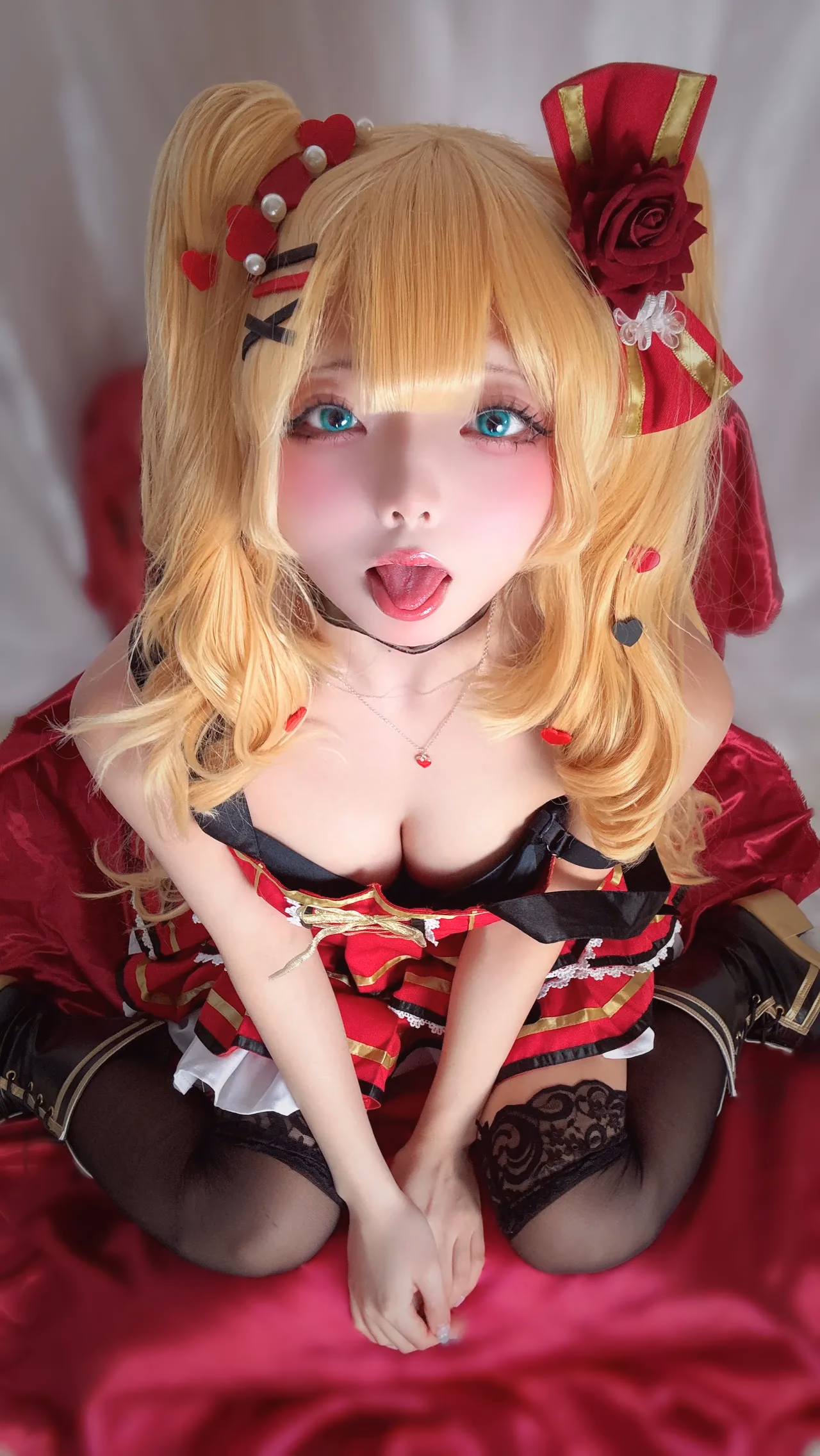 Chuchu Nagomitei as Haachama (Akai Haato) — cosplay photo 48 of 95