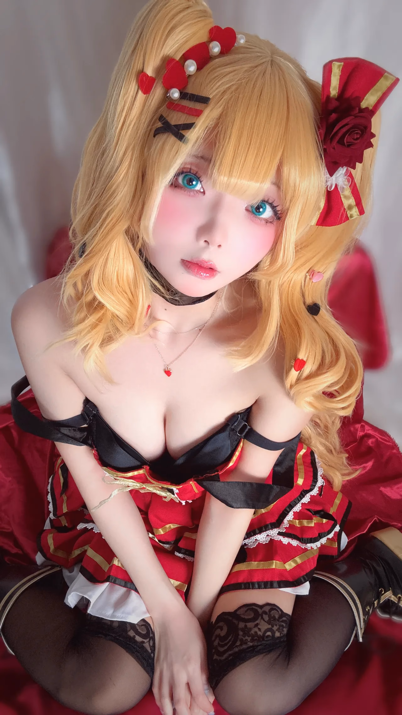 Chuchu Nagomitei as Haachama (Akai Haato) — cosplay photo 50 of 95