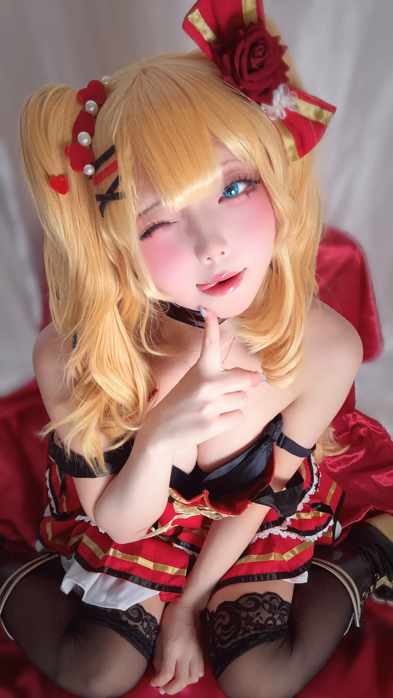 Chuchu Nagomitei as Haachama (Akai Haato) — cosplay photo 52 of 95