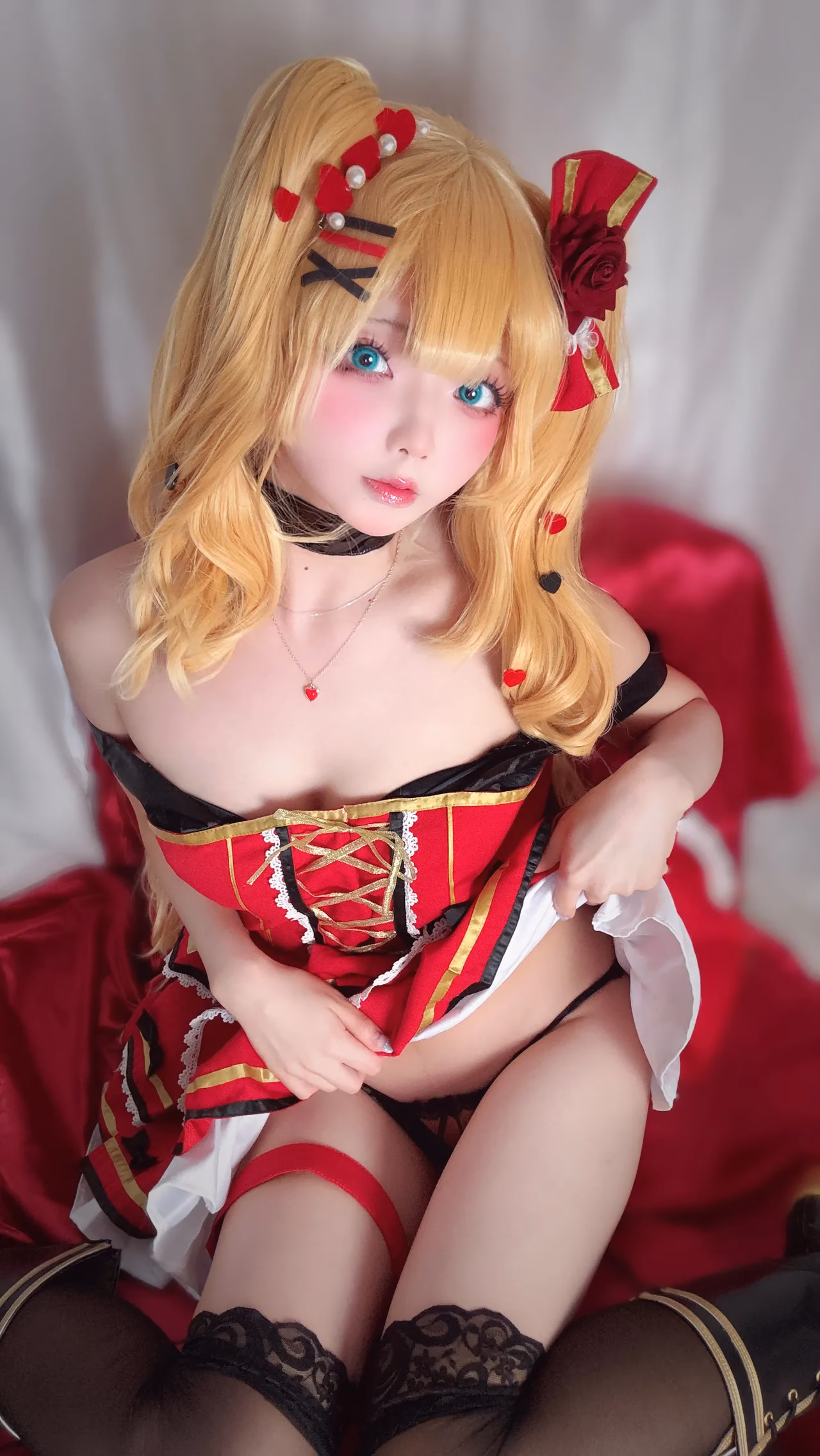 Chuchu Nagomitei as Haachama (Akai Haato) — cosplay photo 54 of 95