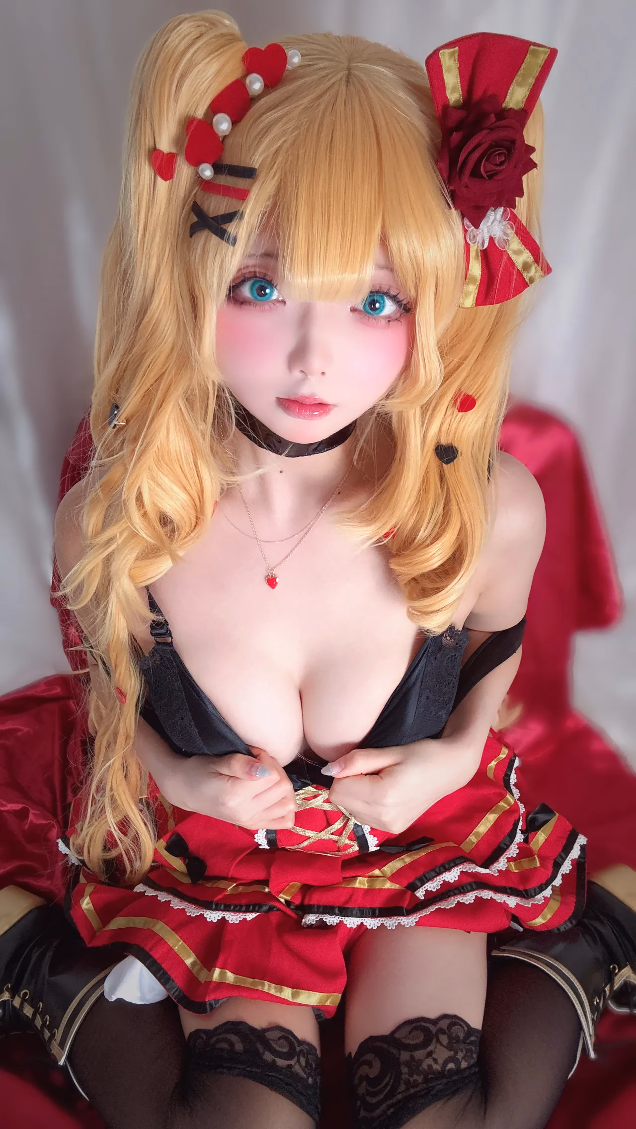 Chuchu Nagomitei as Haachama (Akai Haato) — cosplay photo 63 of 95