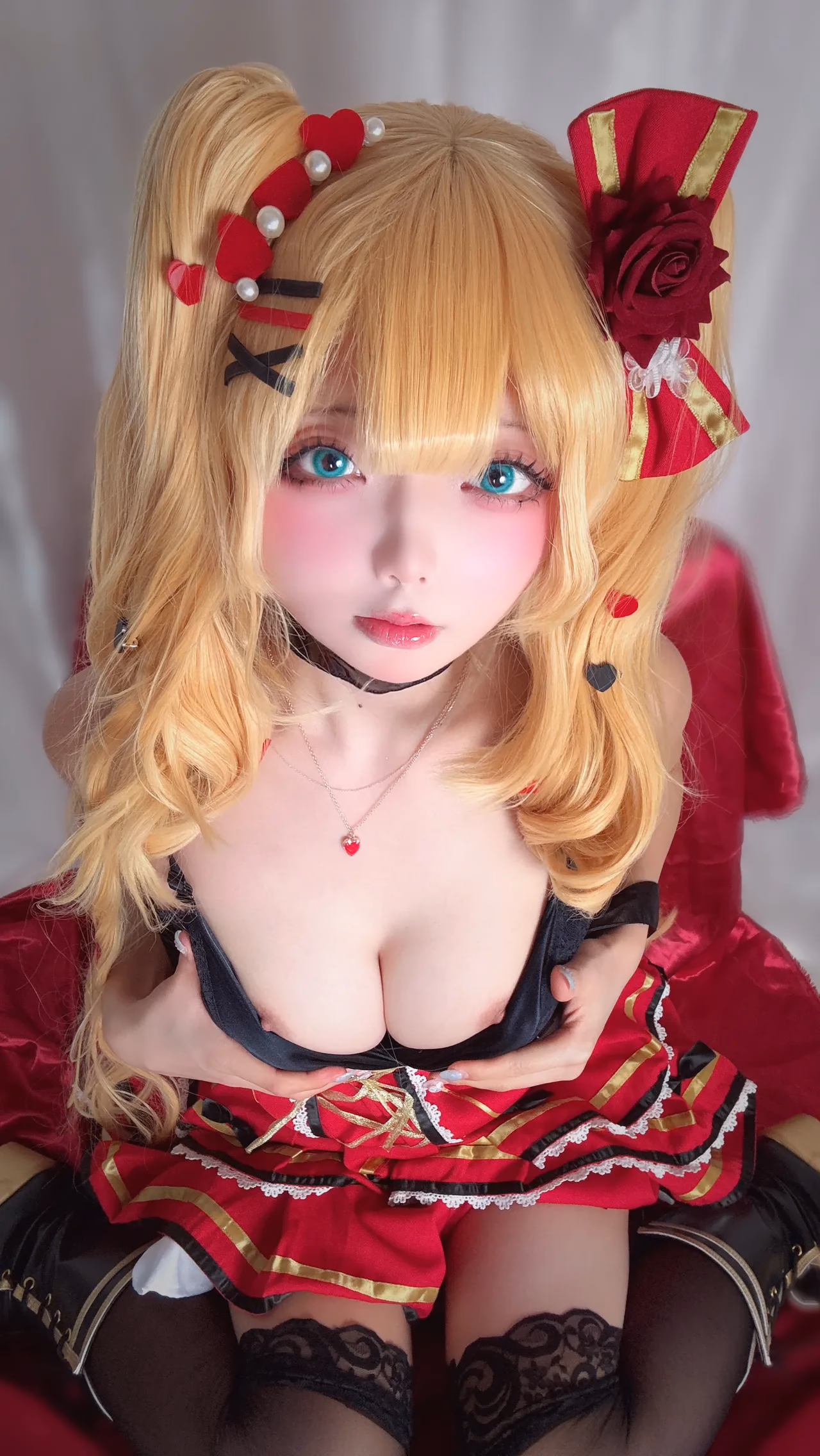 Chuchu Nagomitei as Haachama (Akai Haato) — cosplay photo 64 of 95