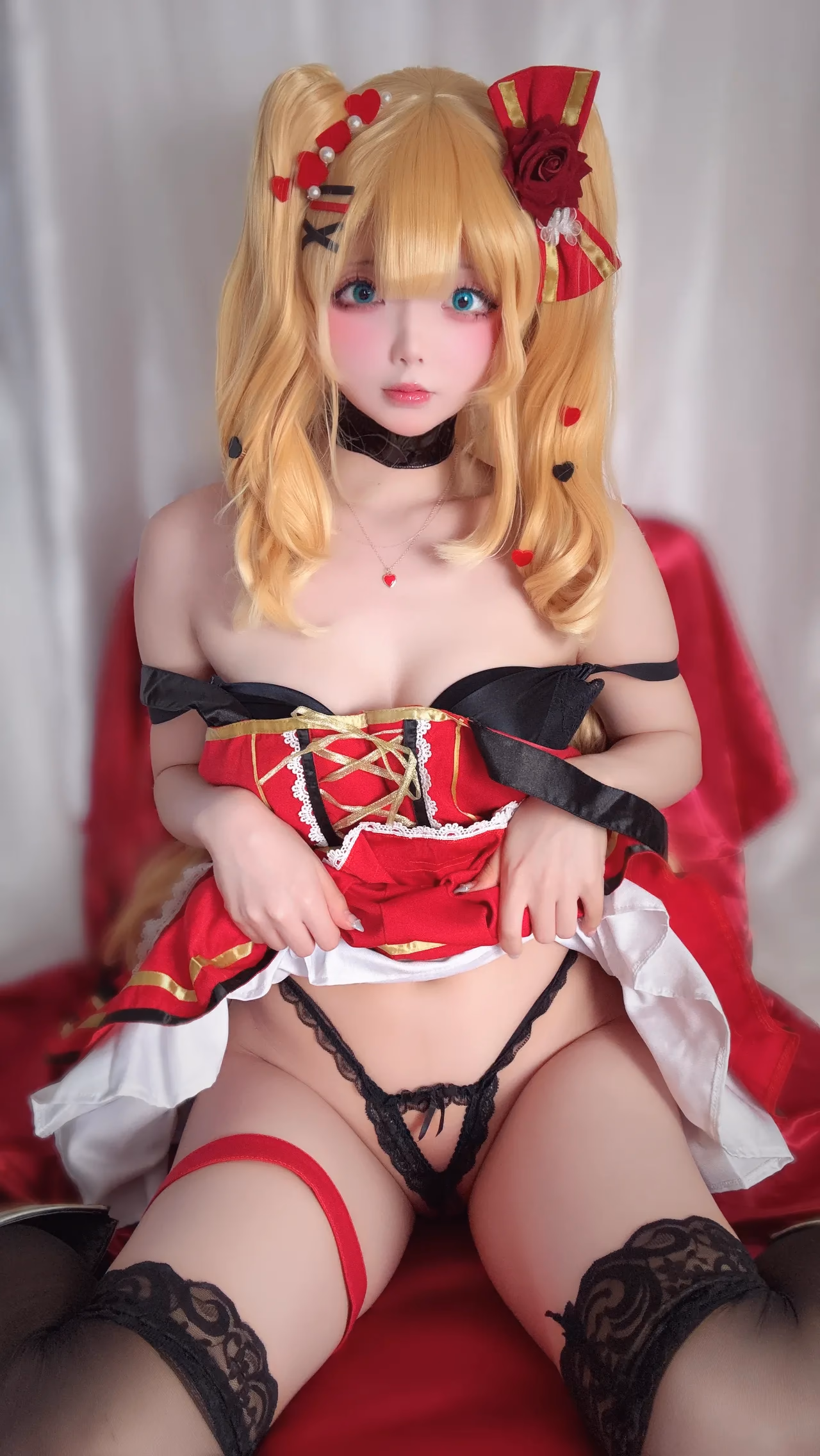 Chuchu Nagomitei as Haachama (Akai Haato) — cosplay photo 70 of 95