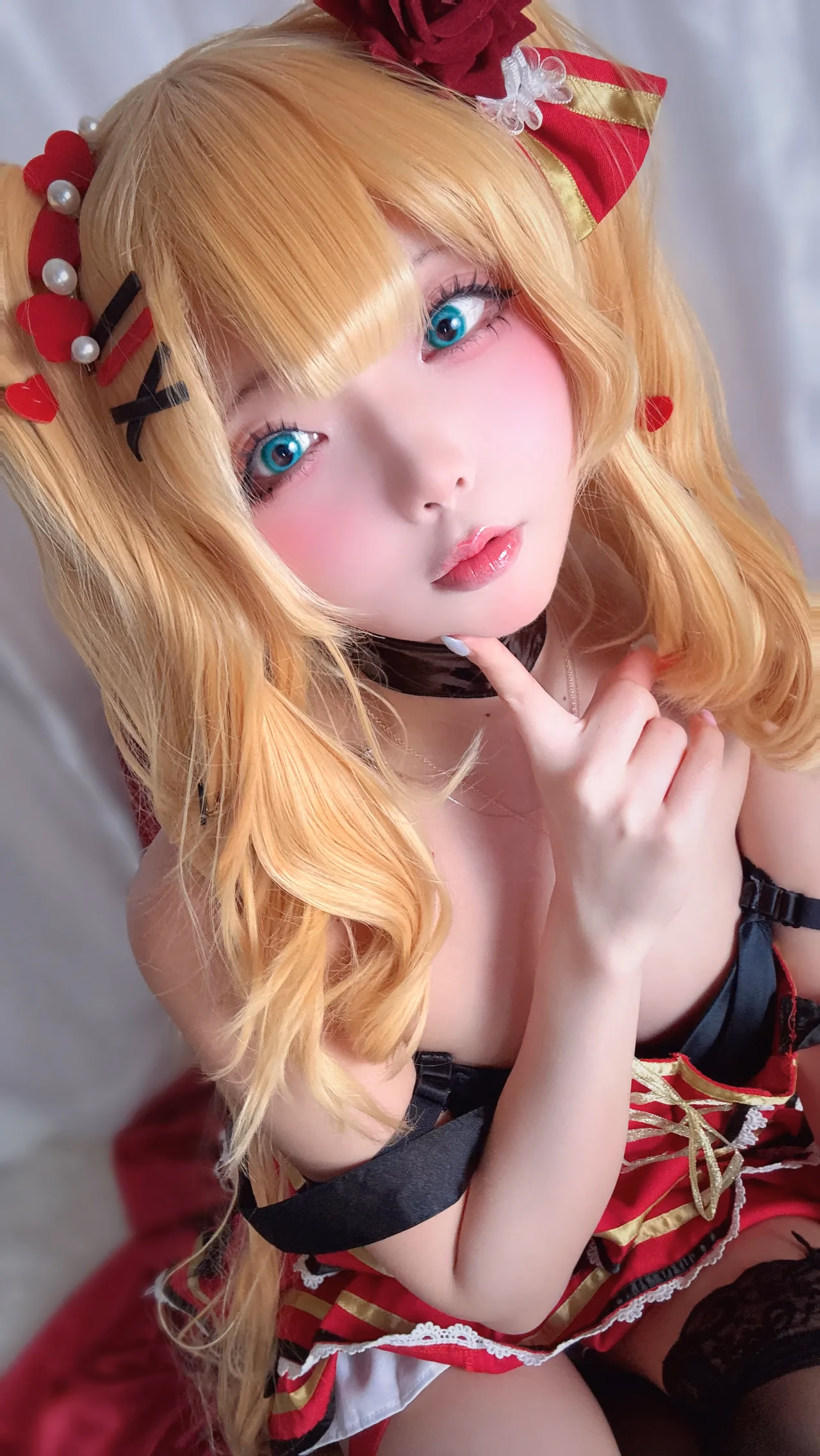 Chuchu Nagomitei as Haachama (Akai Haato) — cosplay photo 74 of 95