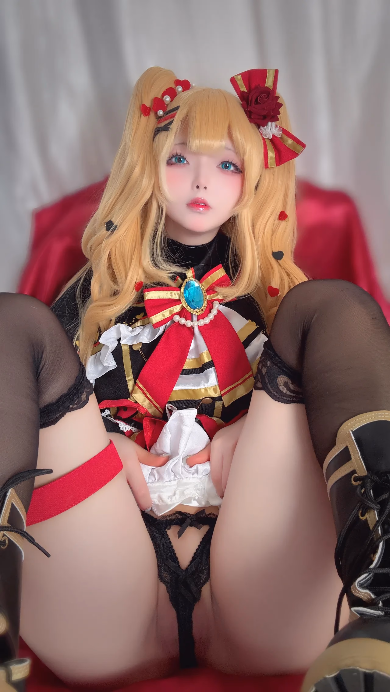 Chuchu Nagomitei as Haachama (Akai Haato) — cosplay photo 9 of 95