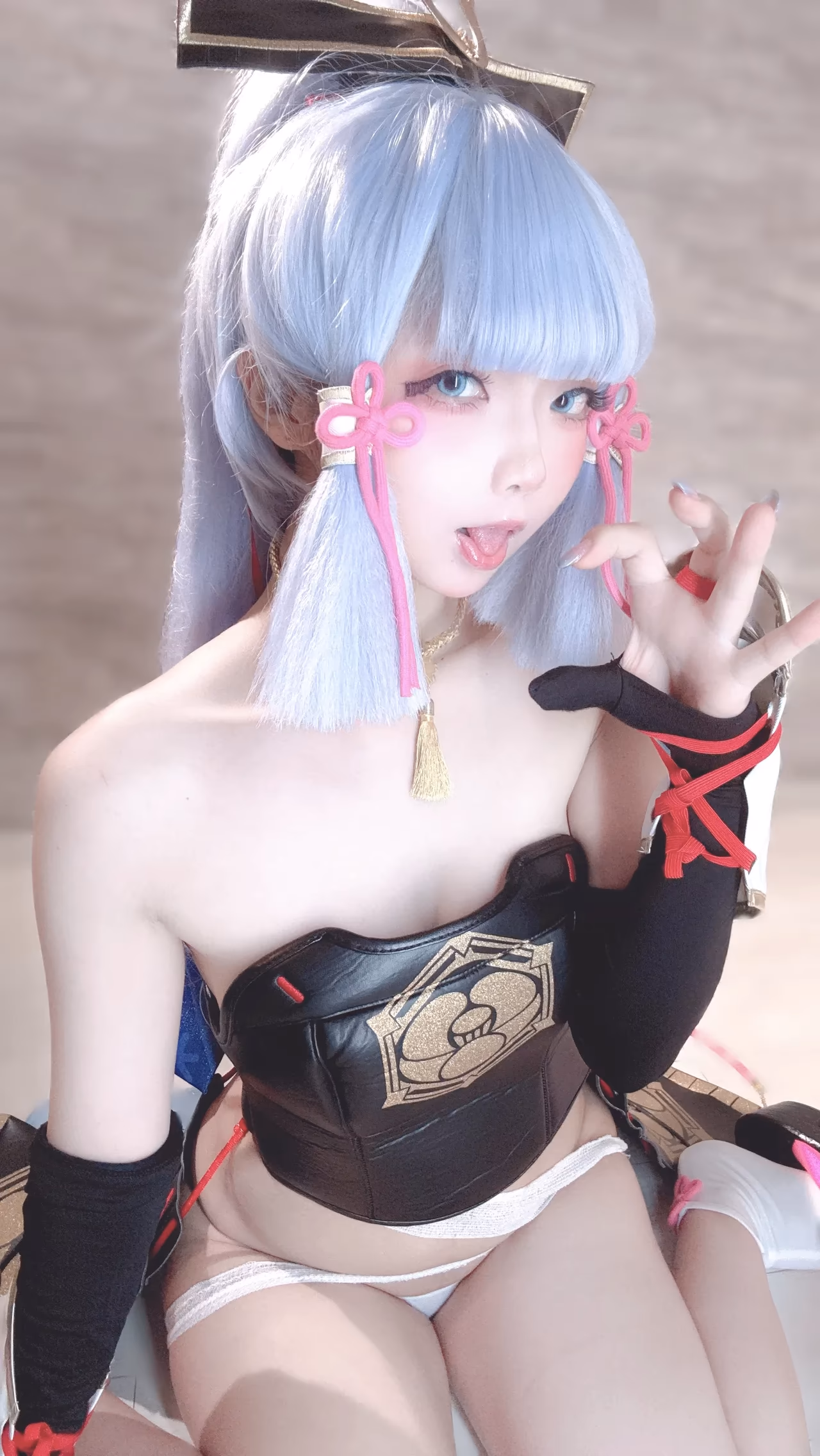 Chuchu Nagomitei as Kamisato Ayaka — cosplay photo 71 of 110