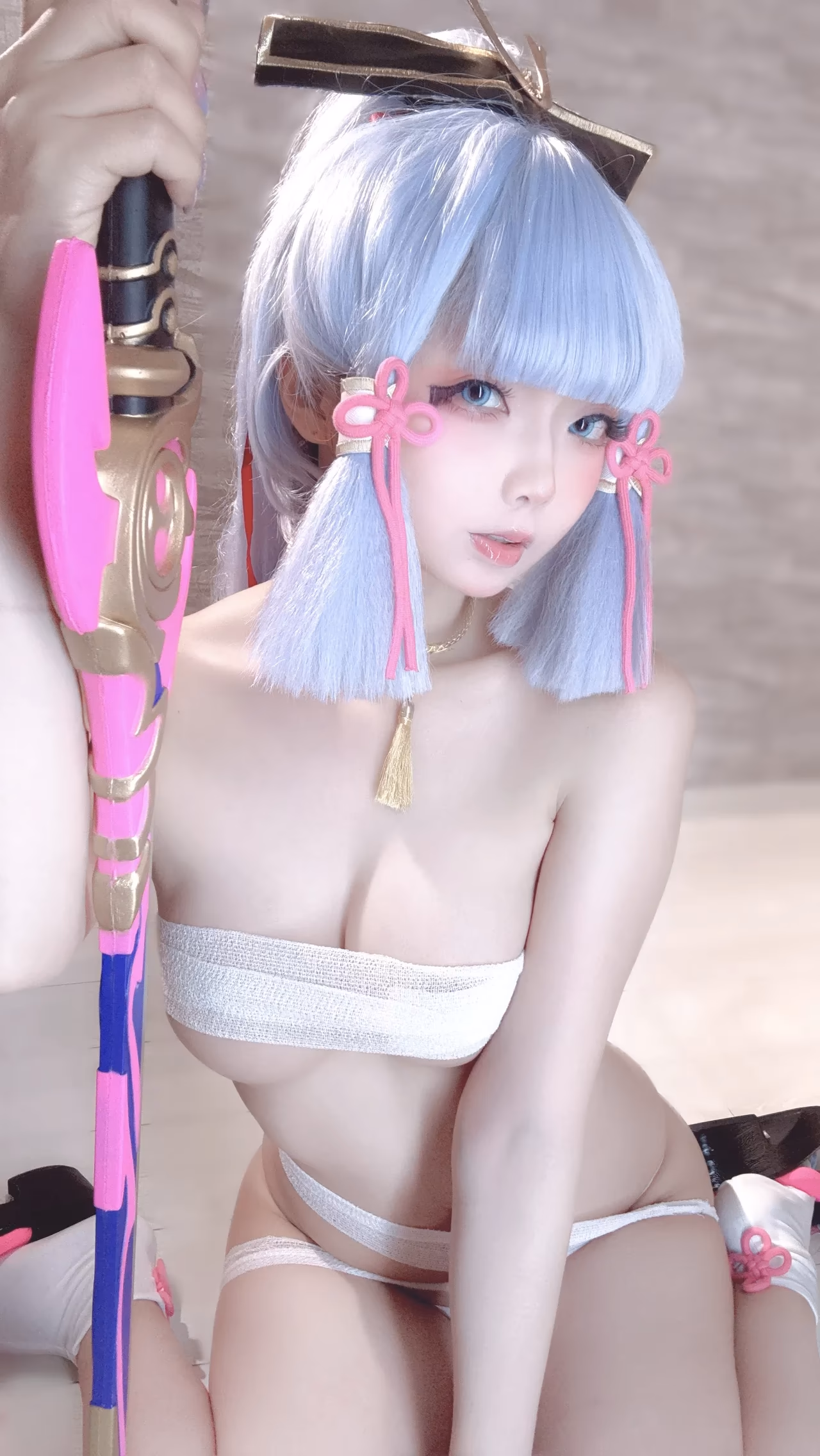 Chuchu Nagomitei as Kamisato Ayaka — cosplay photo 86 of 110