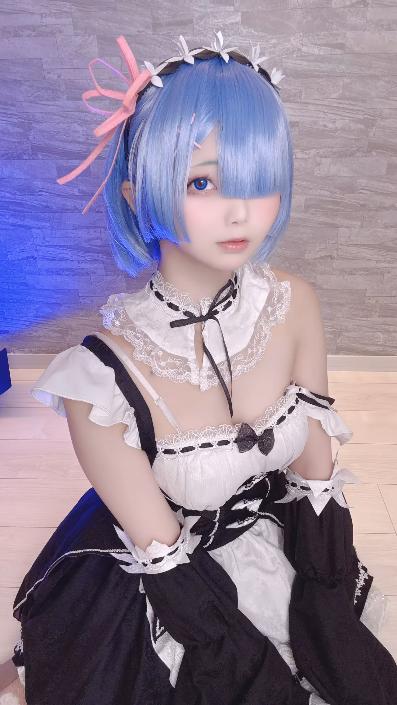 Chuchu Nagomitei as Rem — cosplay photo 24 of 78