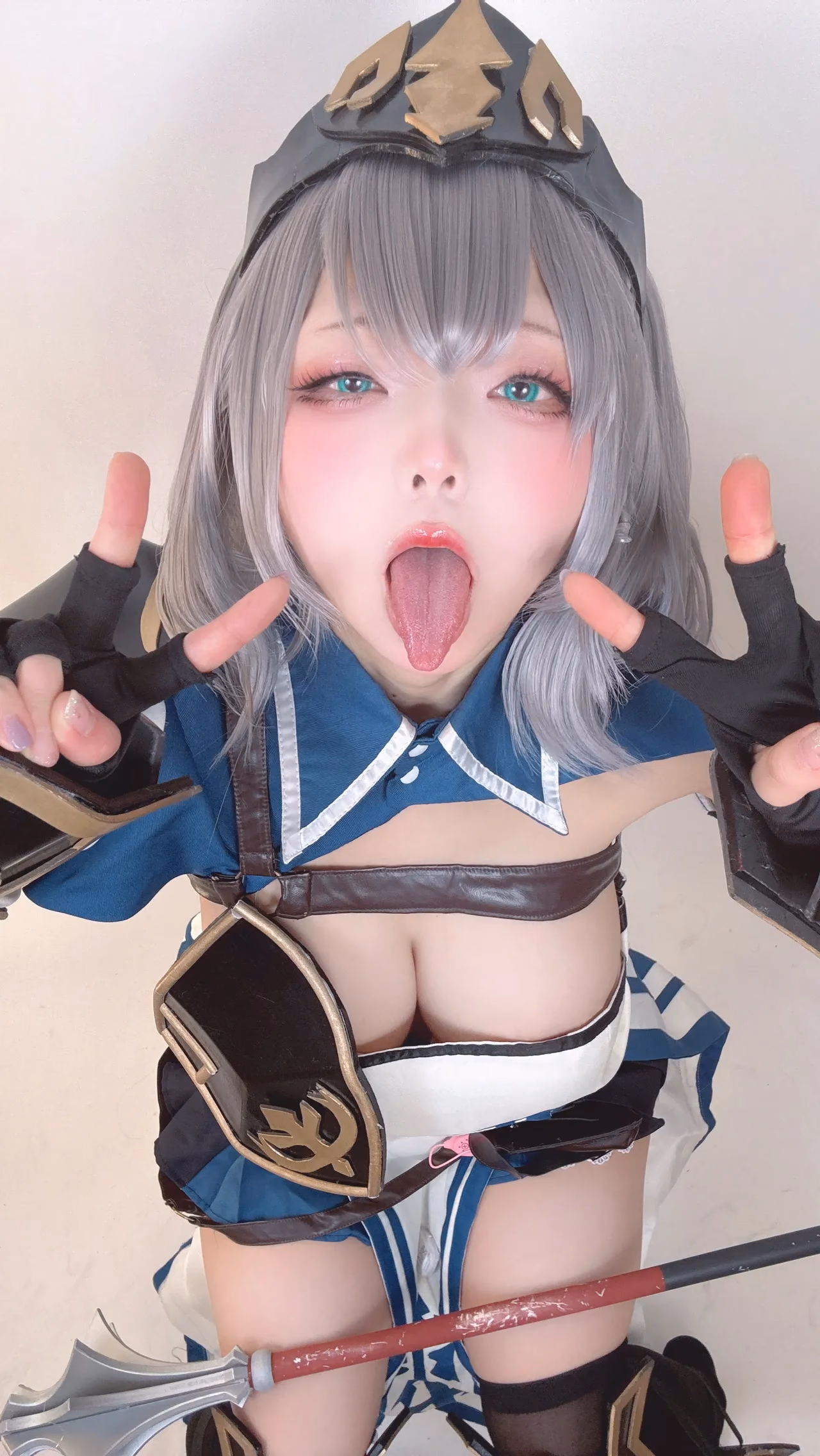 Chuchu Nagomitei as Shirogane Noel — cosplay photo 80 of 114